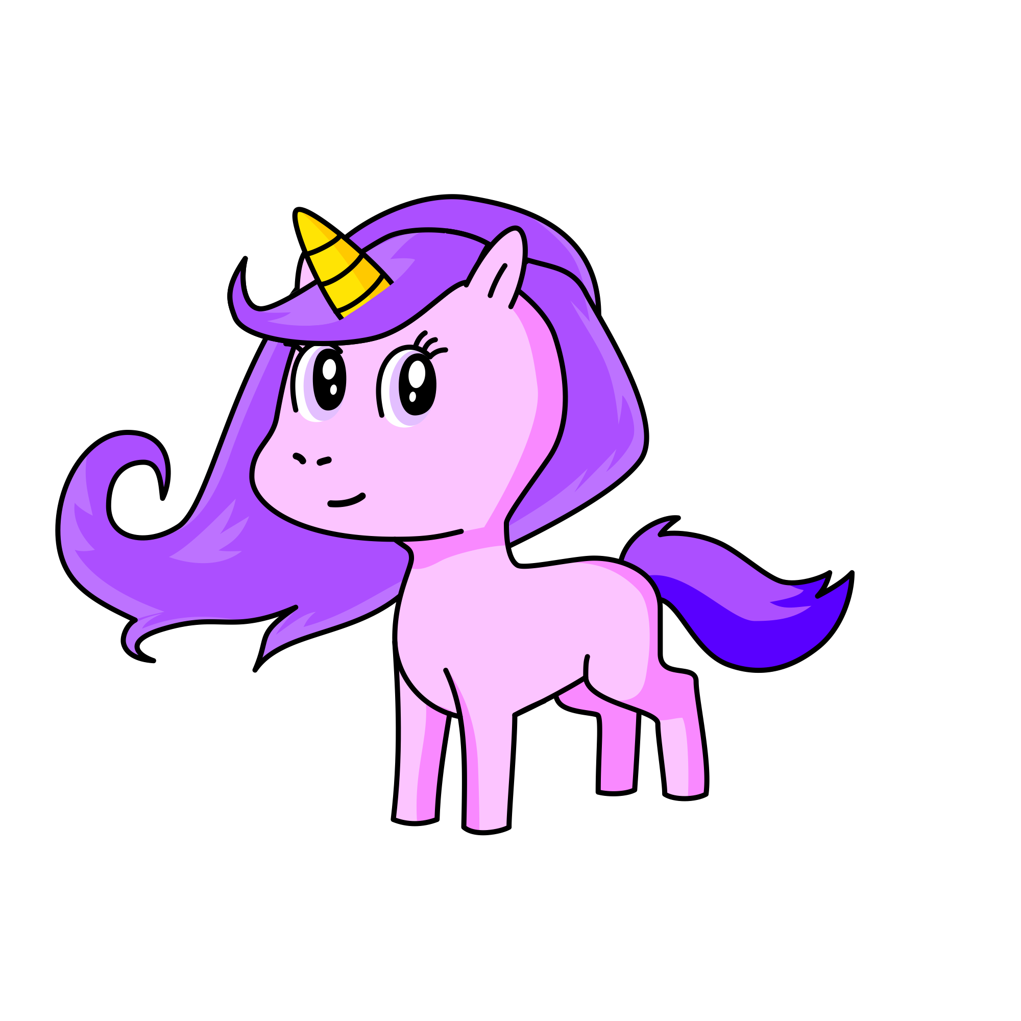 Peachy , the unicorn