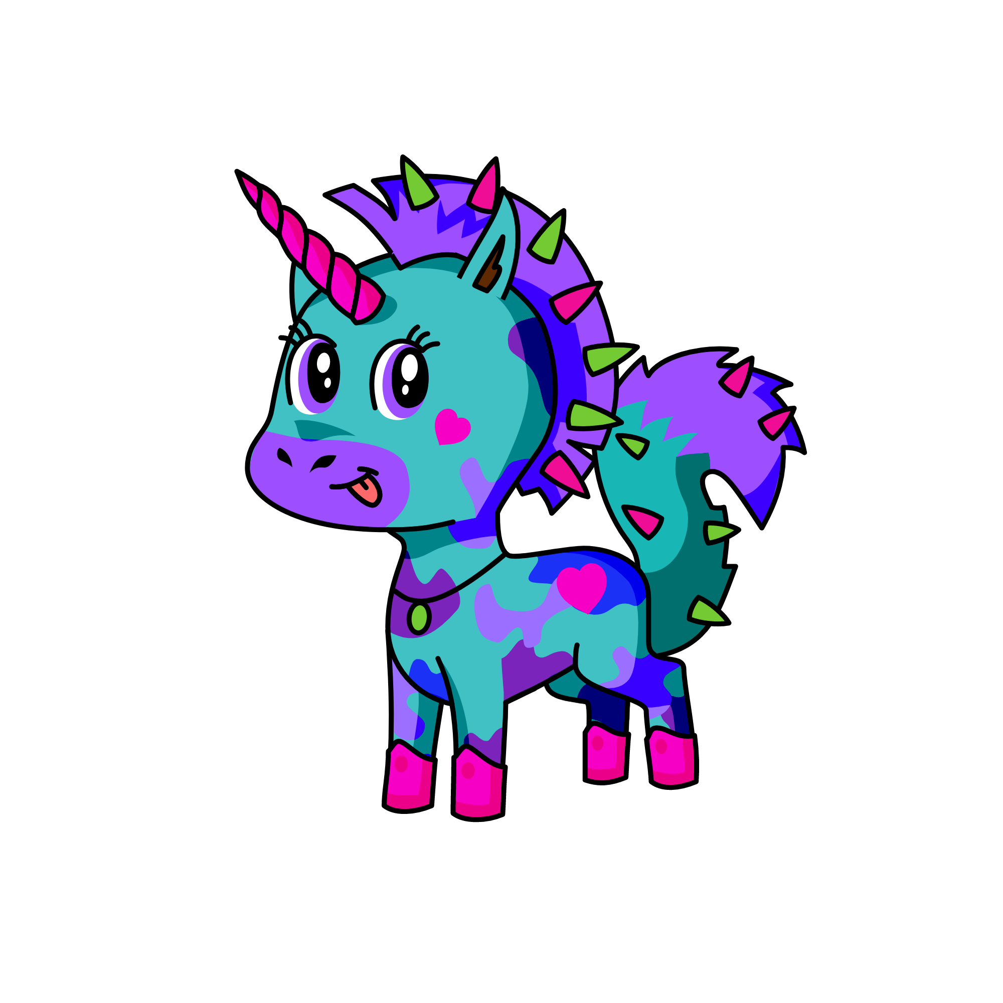 Spink, the unicorn