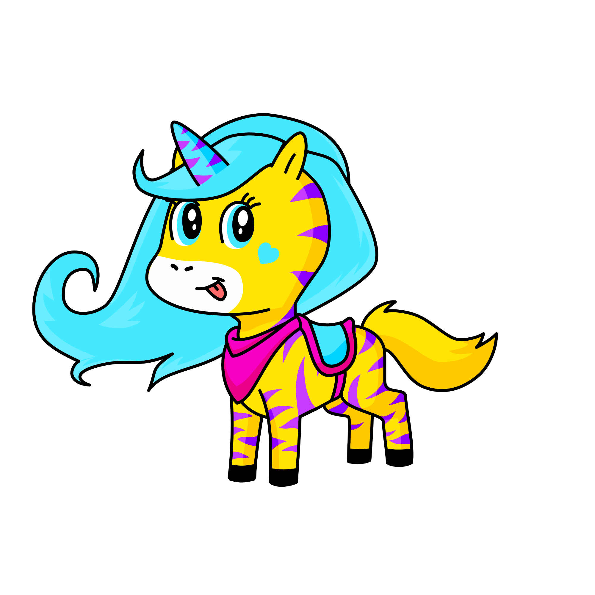 Fluttershy, the unicorn