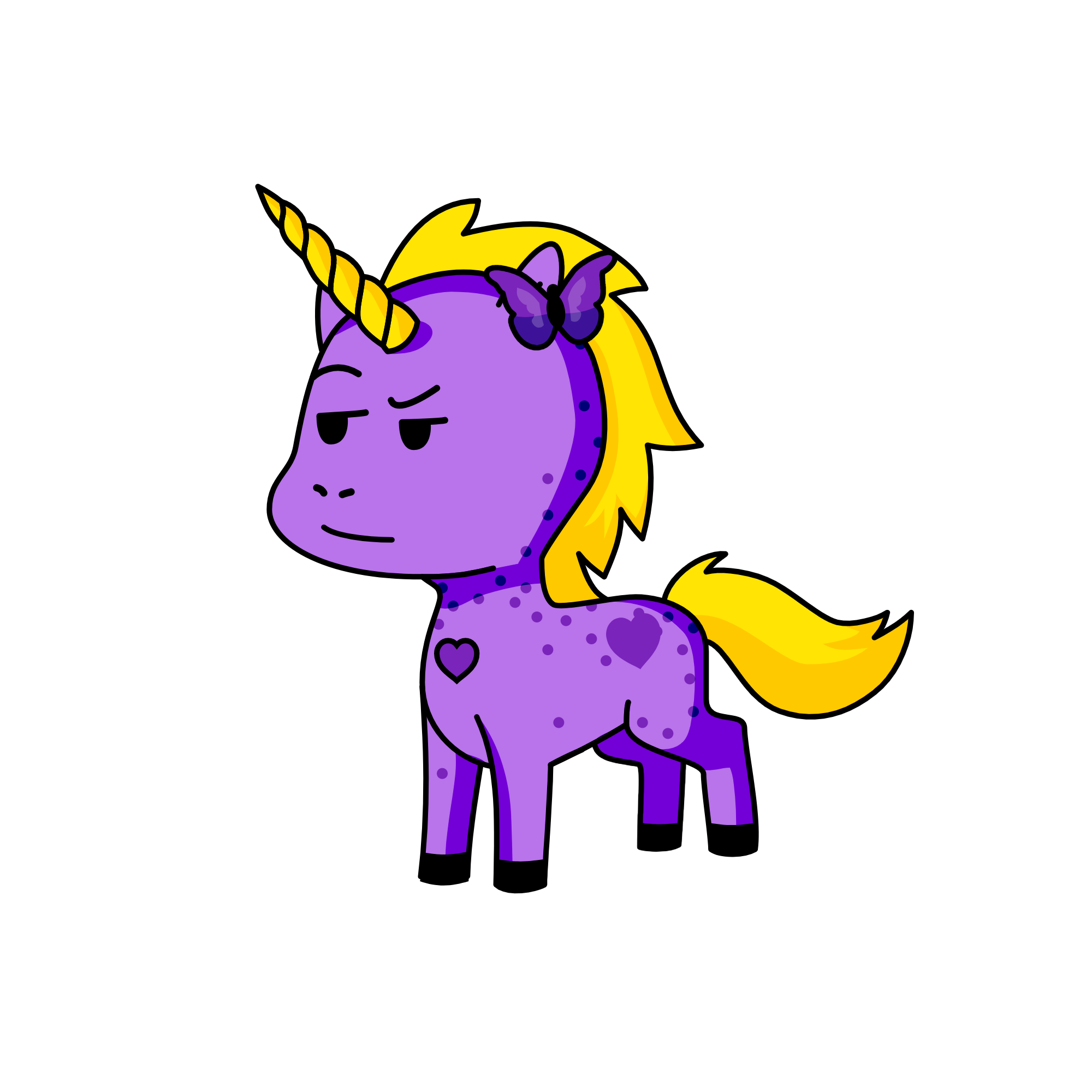 bootterrrfly, the unicorn