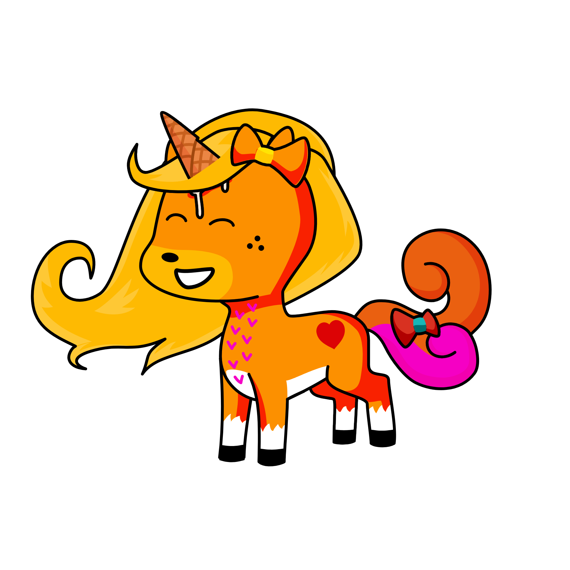 amber, the unicorn