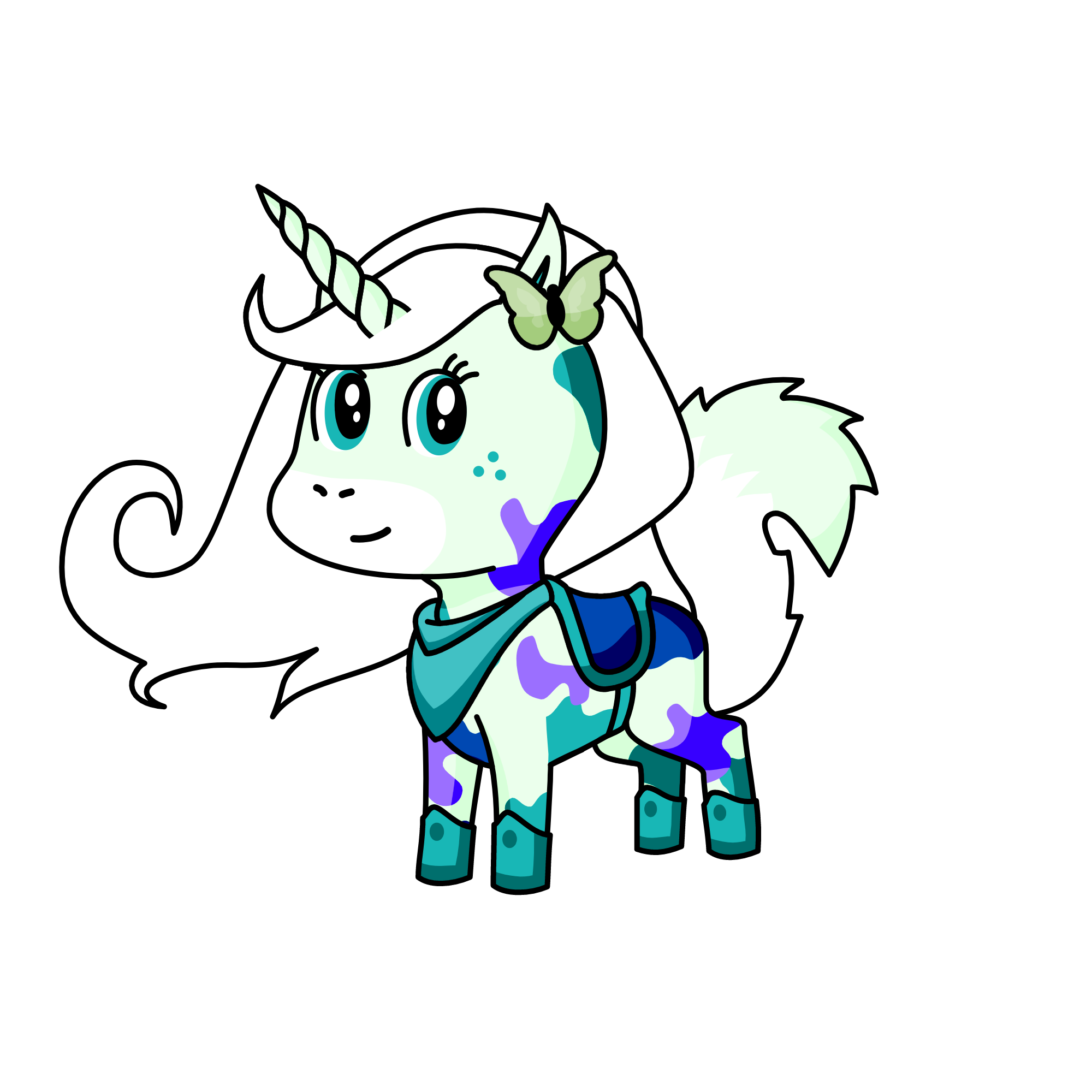 Snowy, the unicorn