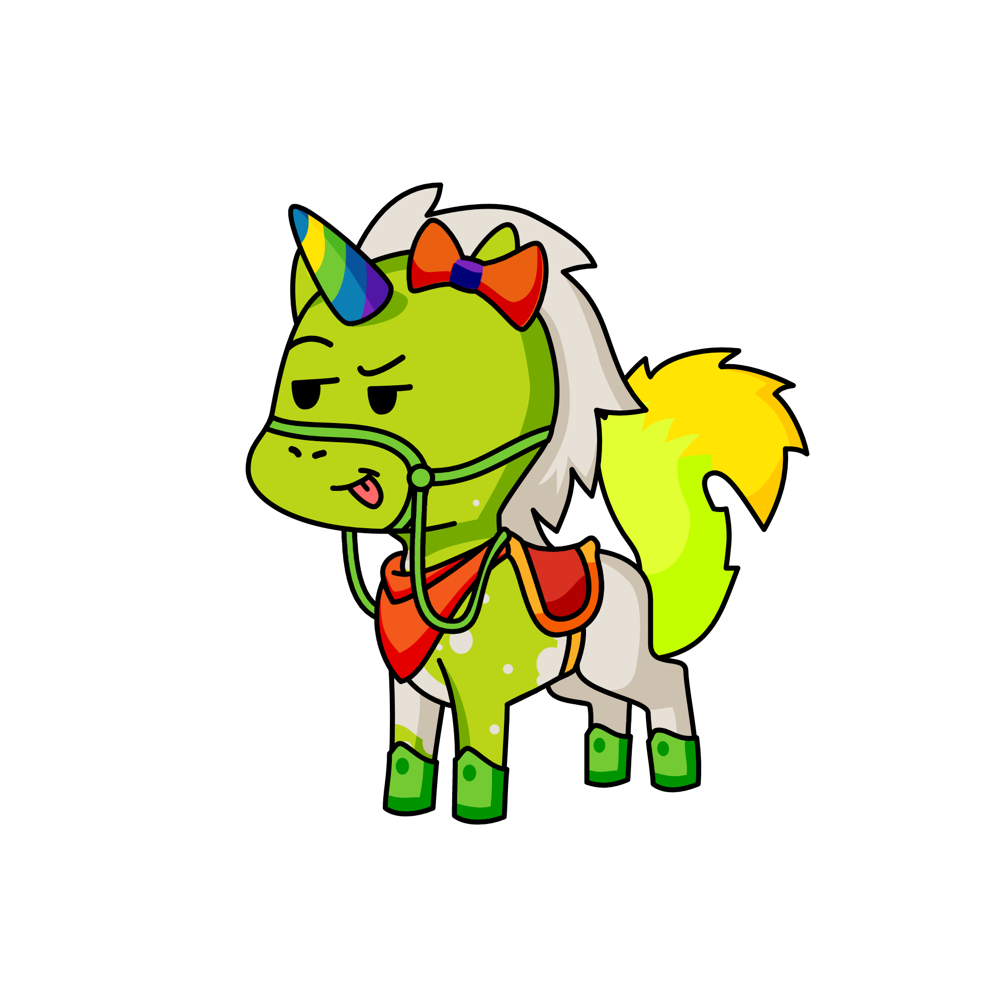Cầu Vồng, the unicorn