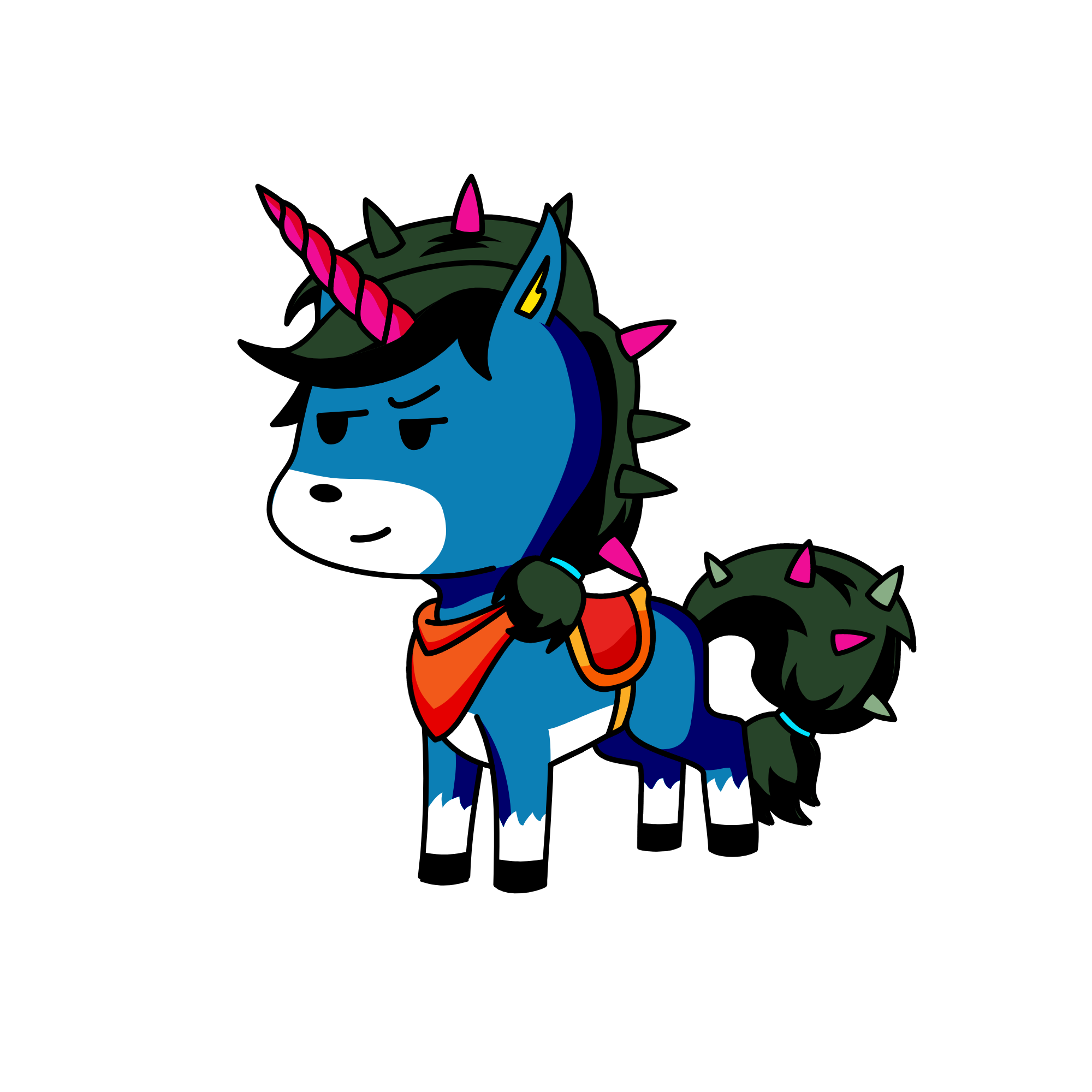 Moonlight, the unicorn