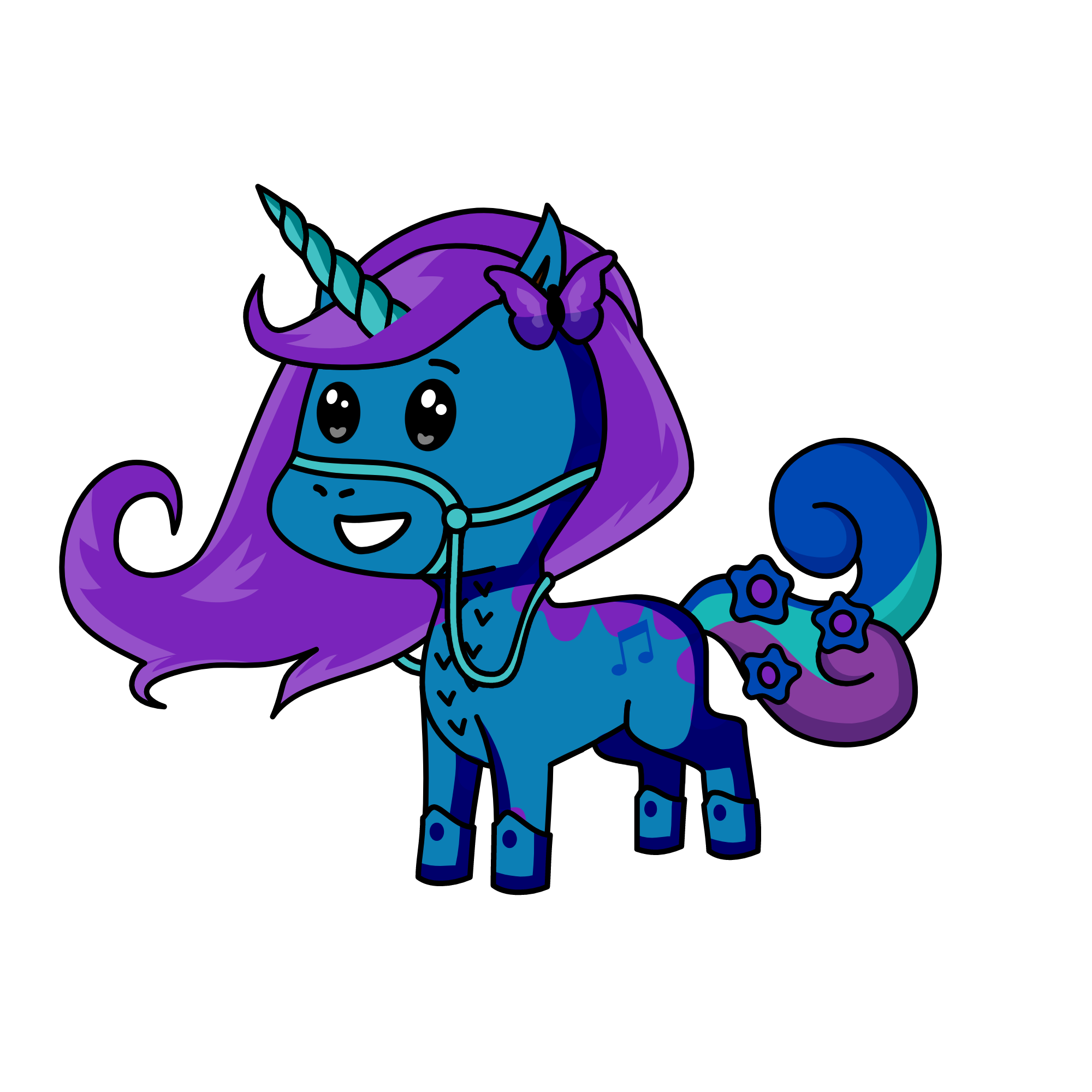 Midnight, the unicorn