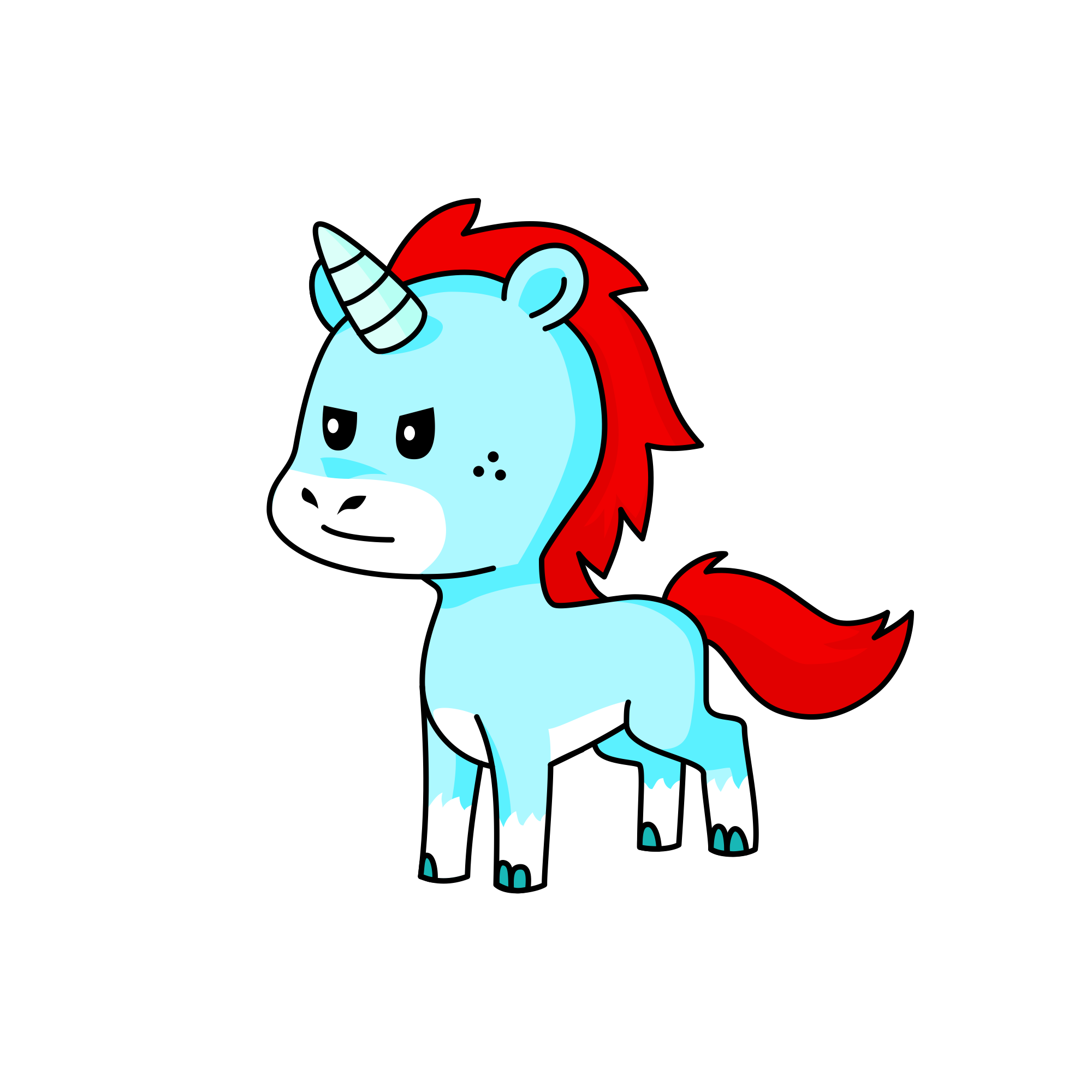 ice corn, the unicorn