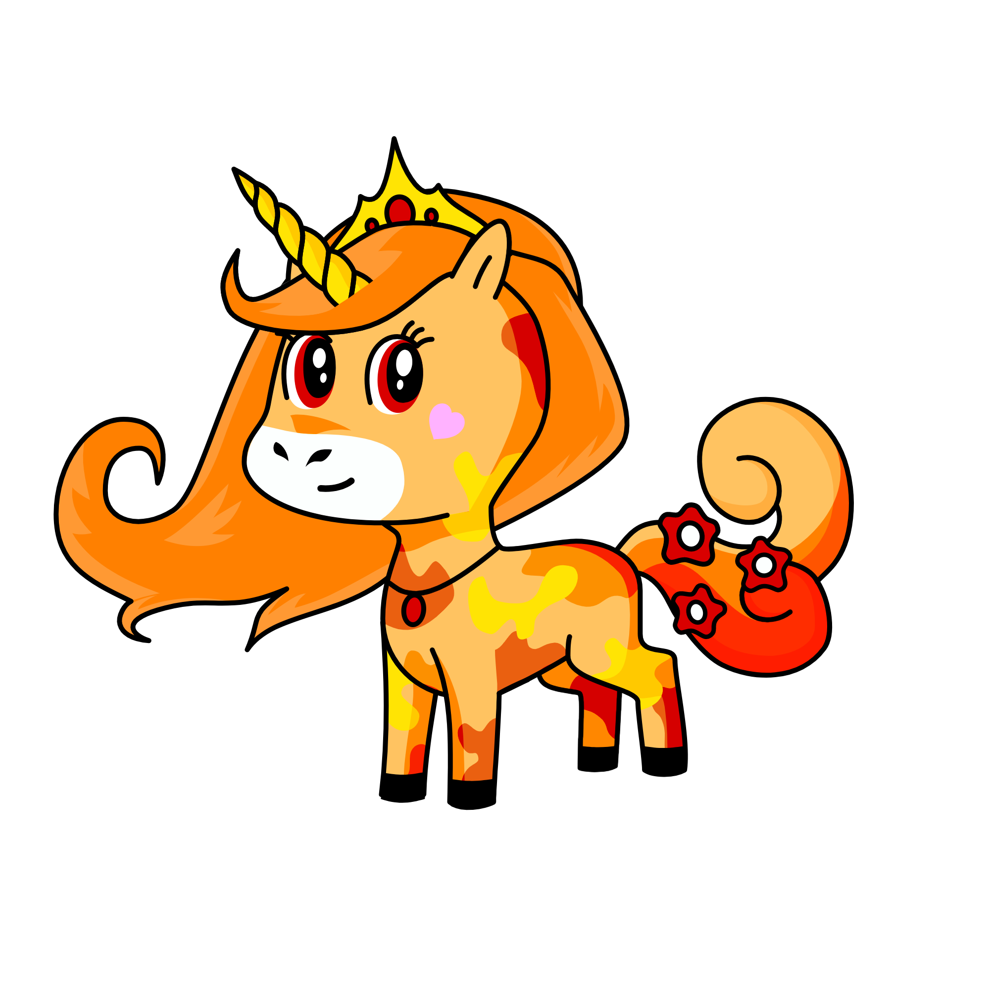 Flare, the unicorn