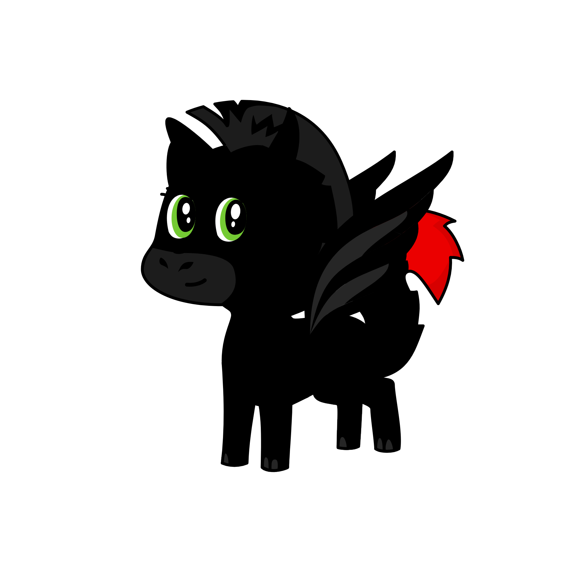 Toothless the dragon/Alicorn, the unicorn