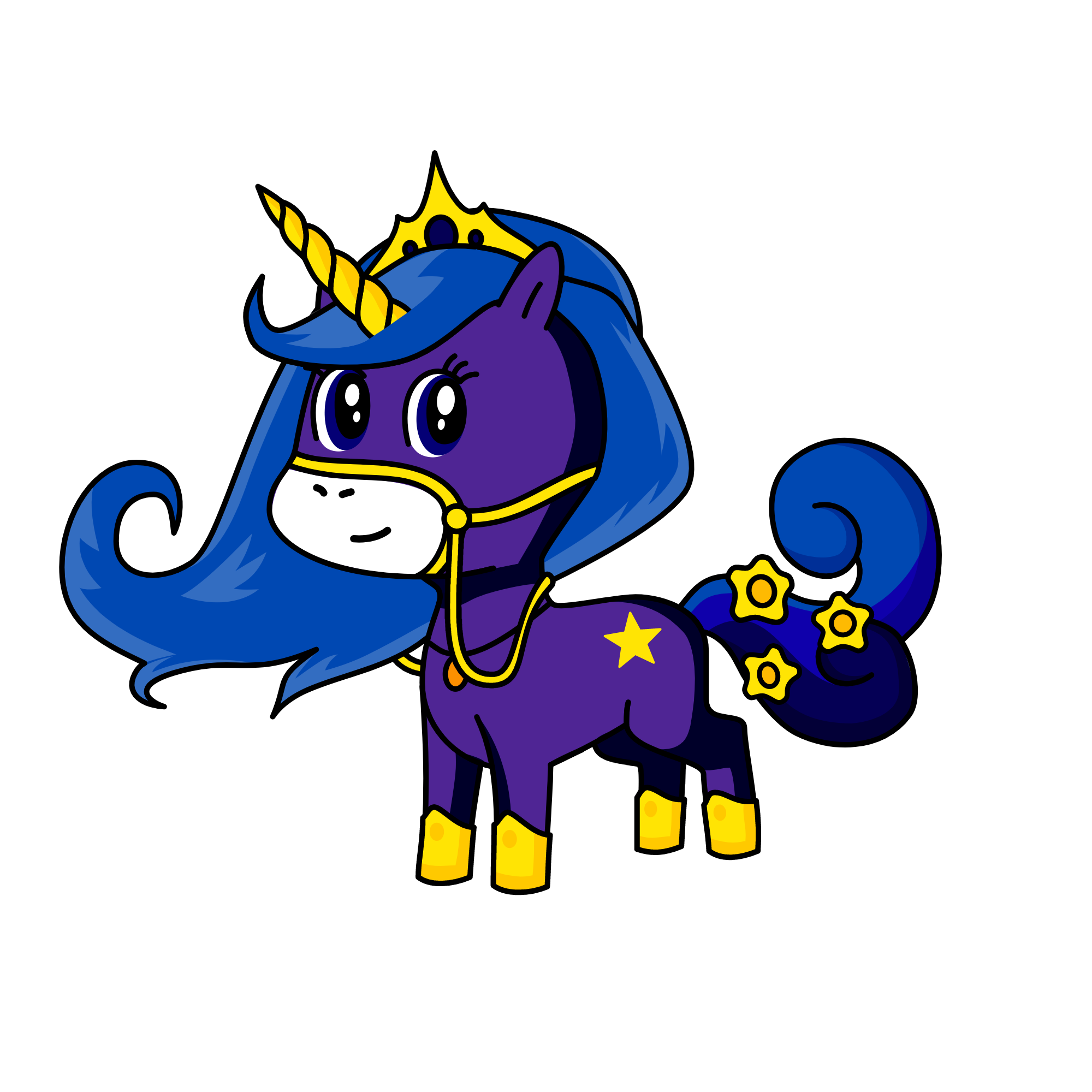 Night the Knight, the unicorn