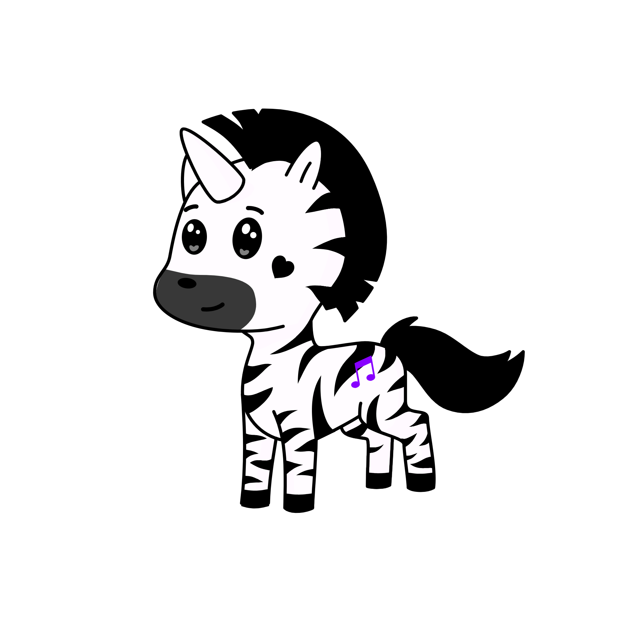 Zebra, the unicorn