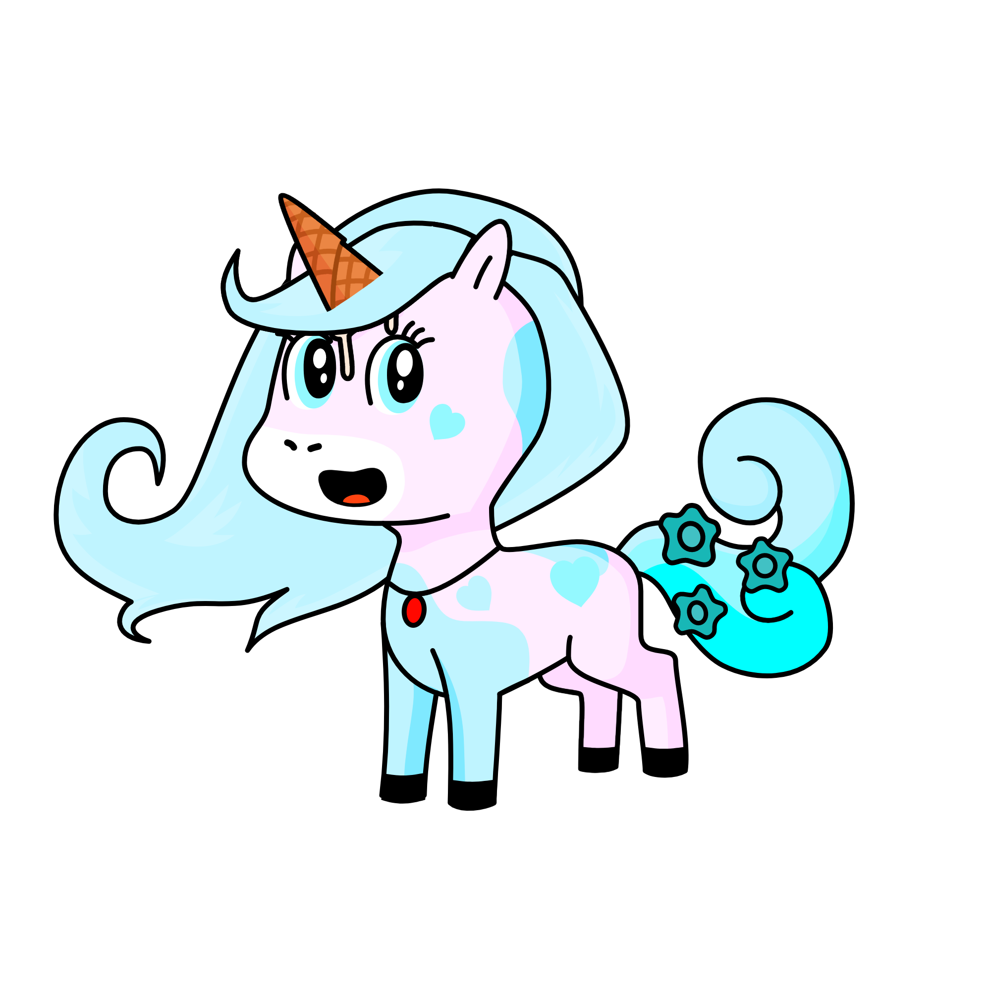 Icy, the unicorn
