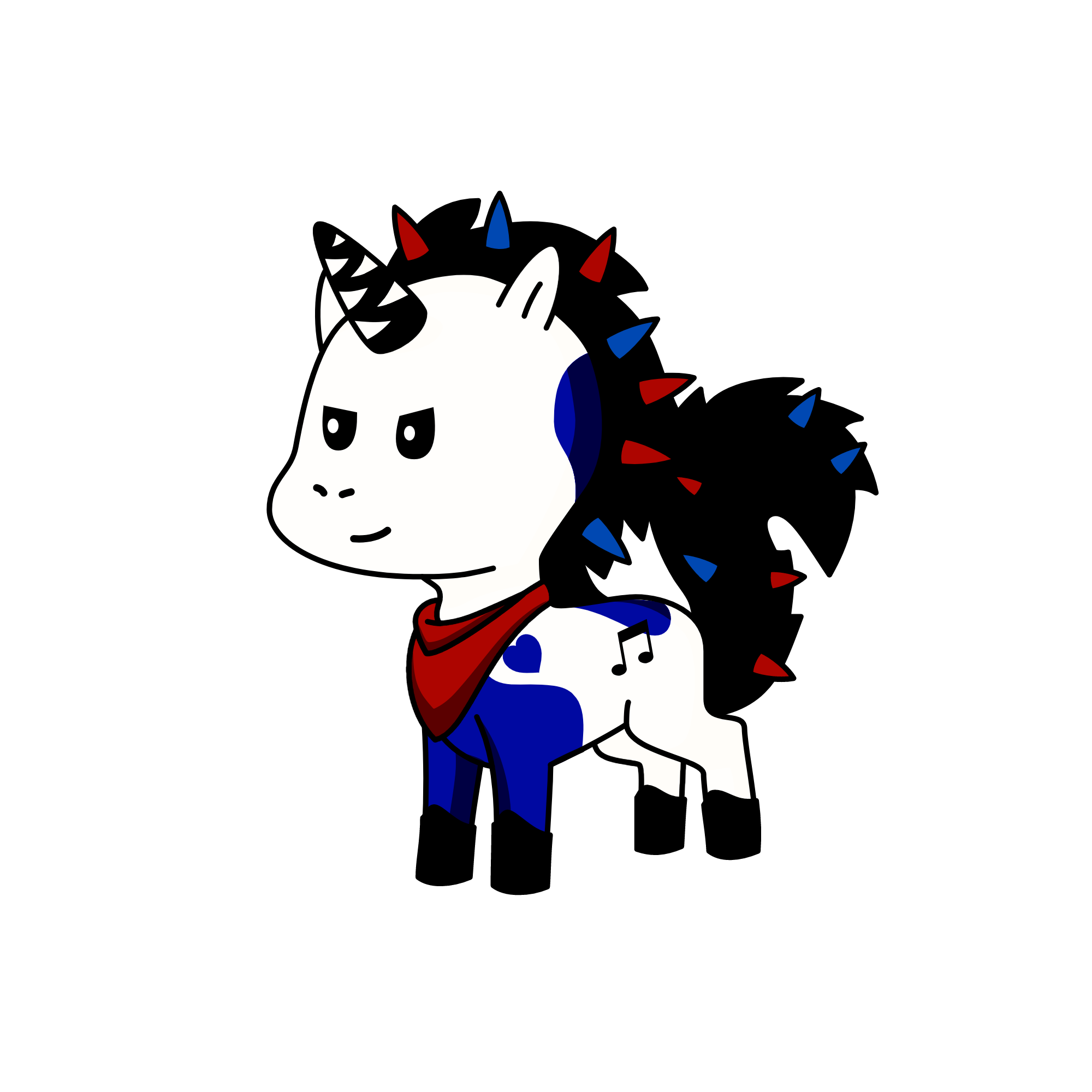 Rocker, the unicorn