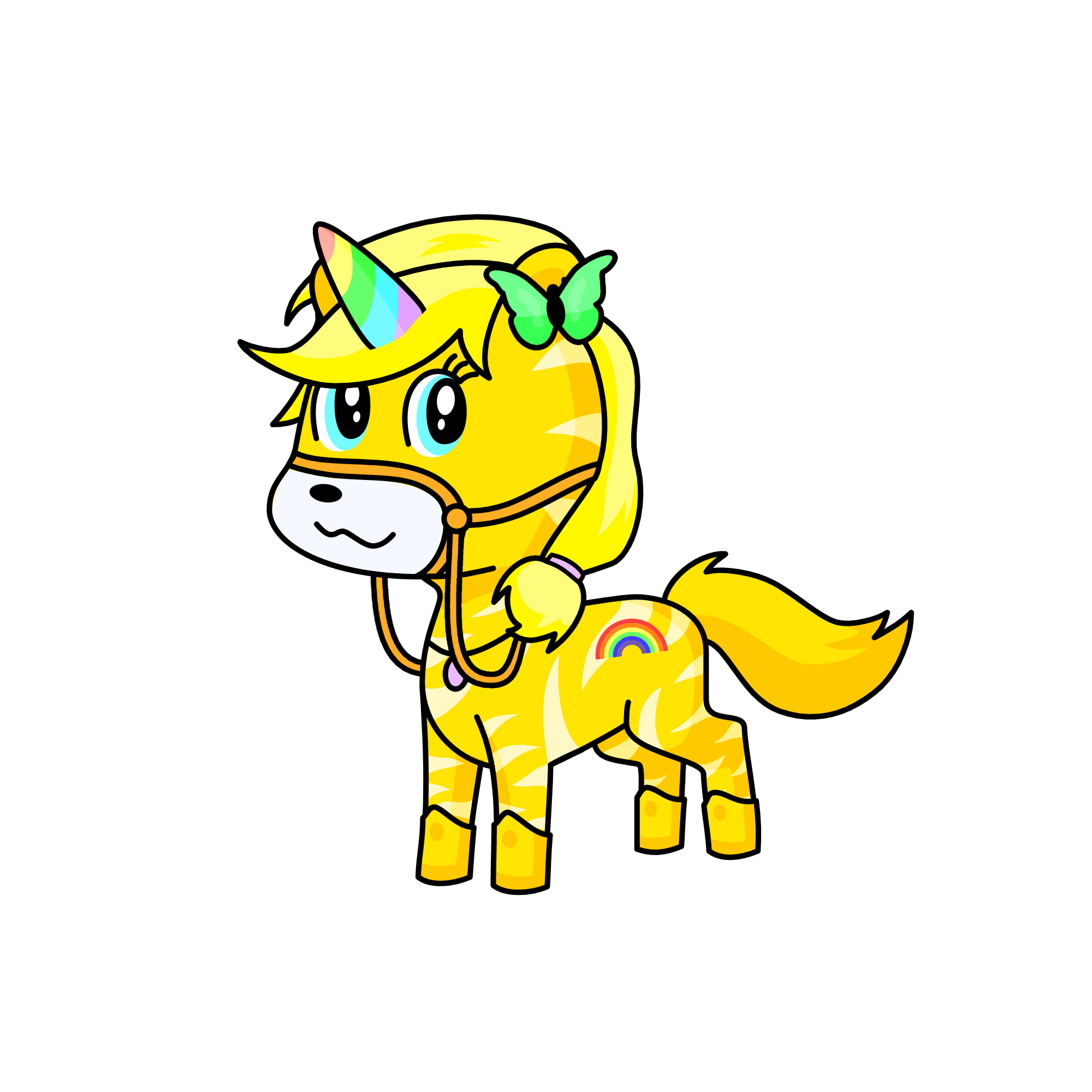 Goldie, the unicorn