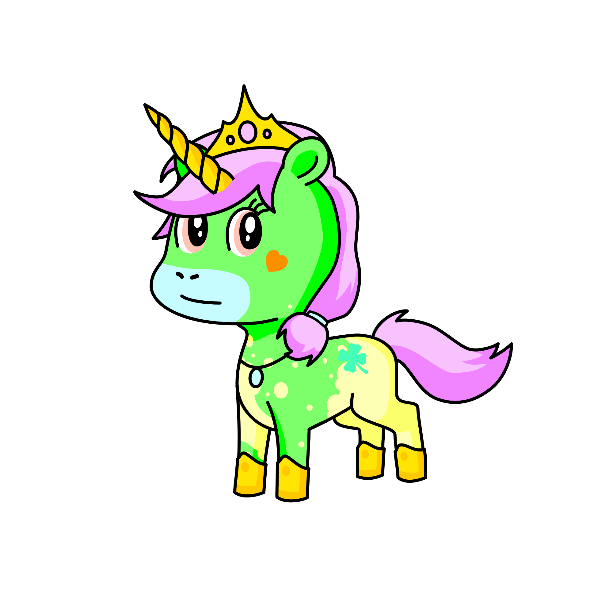 Spring, the unicorn