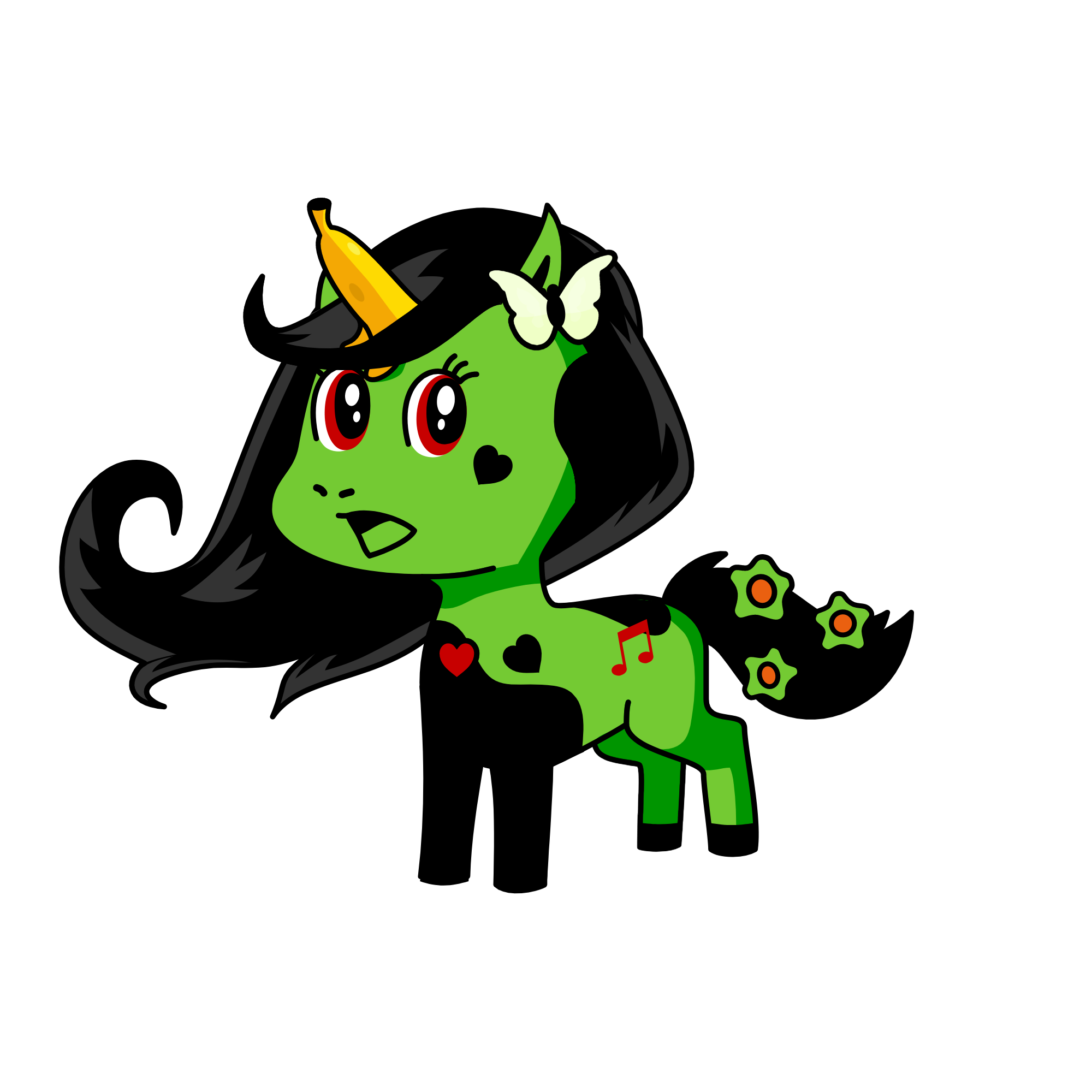 Fiesta, the unicorn