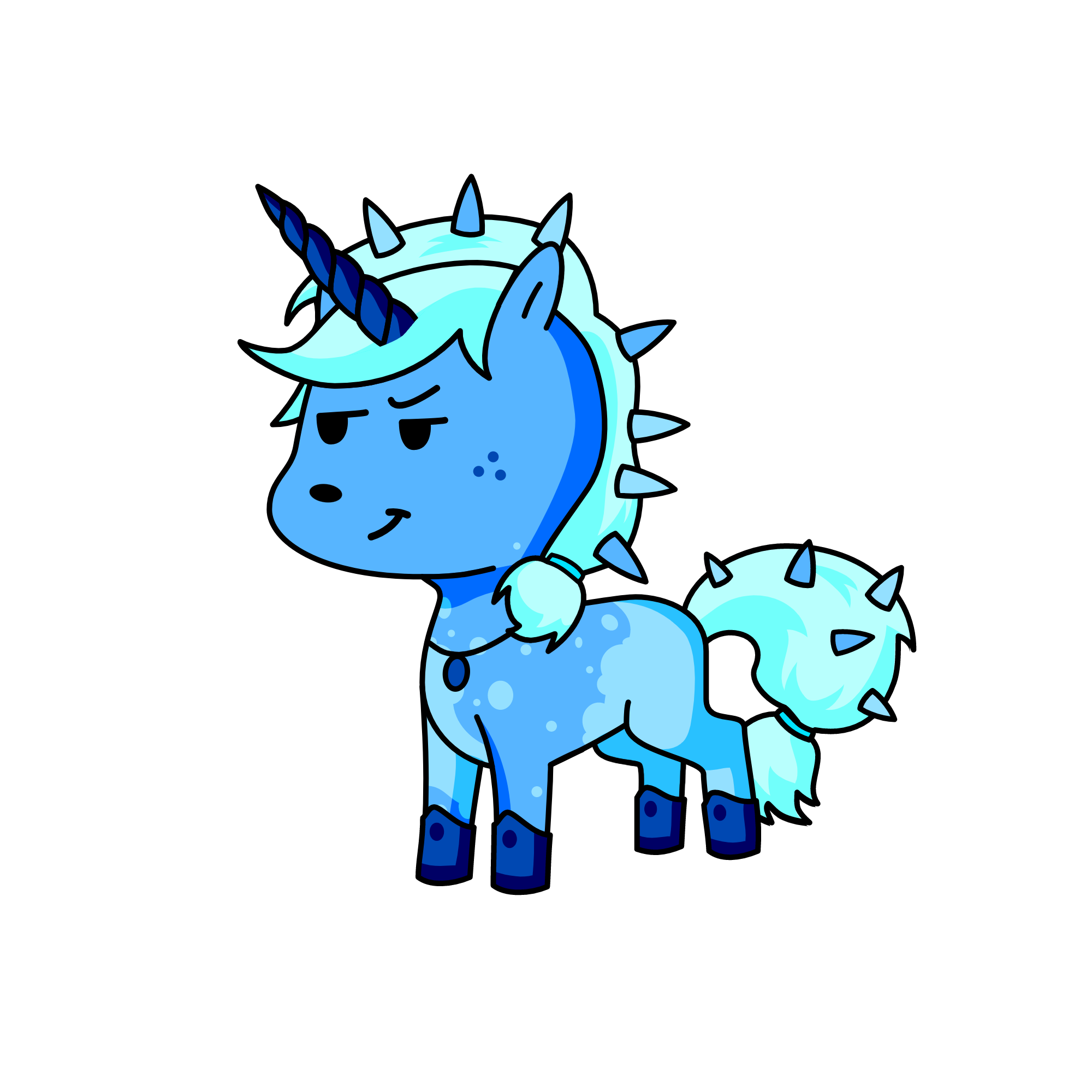 Icicle, the unicorn