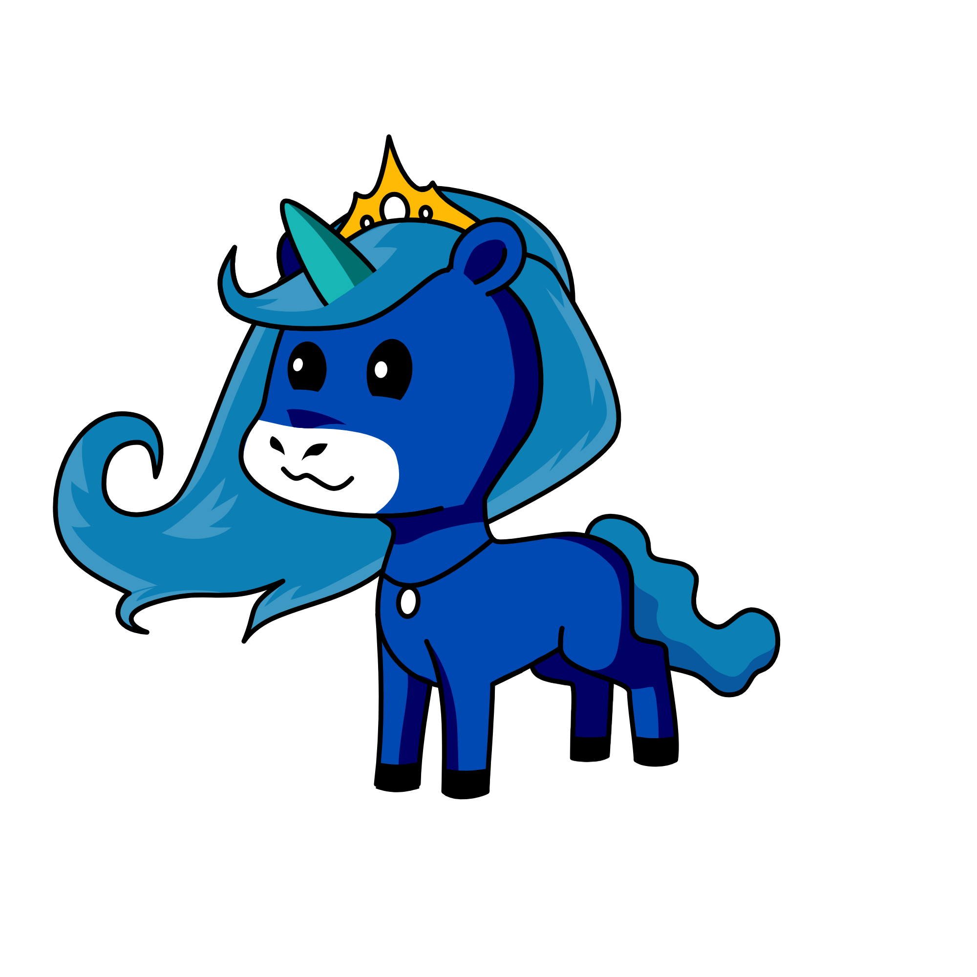 butt of  mutt, the unicorn