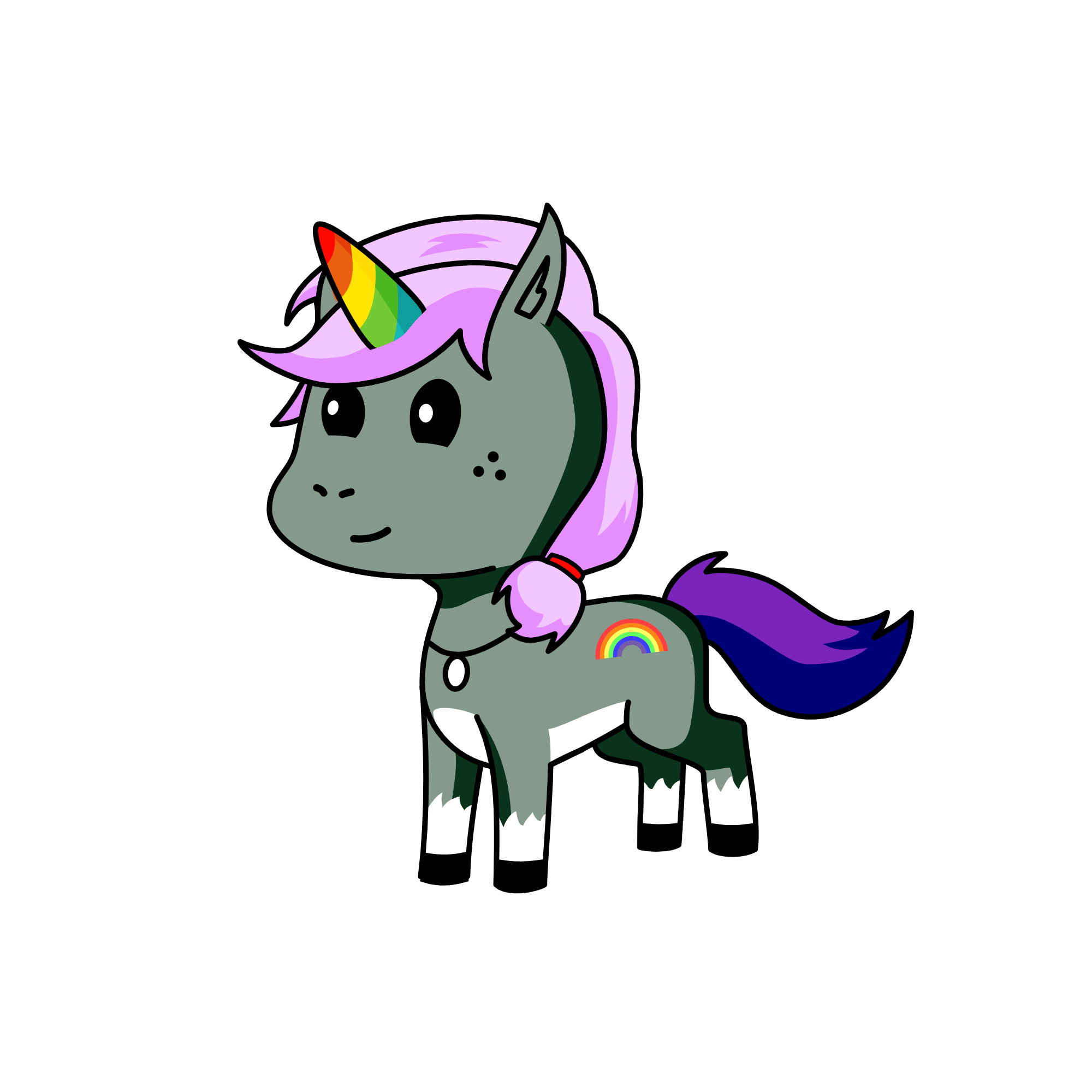 uninyan, the unicorn