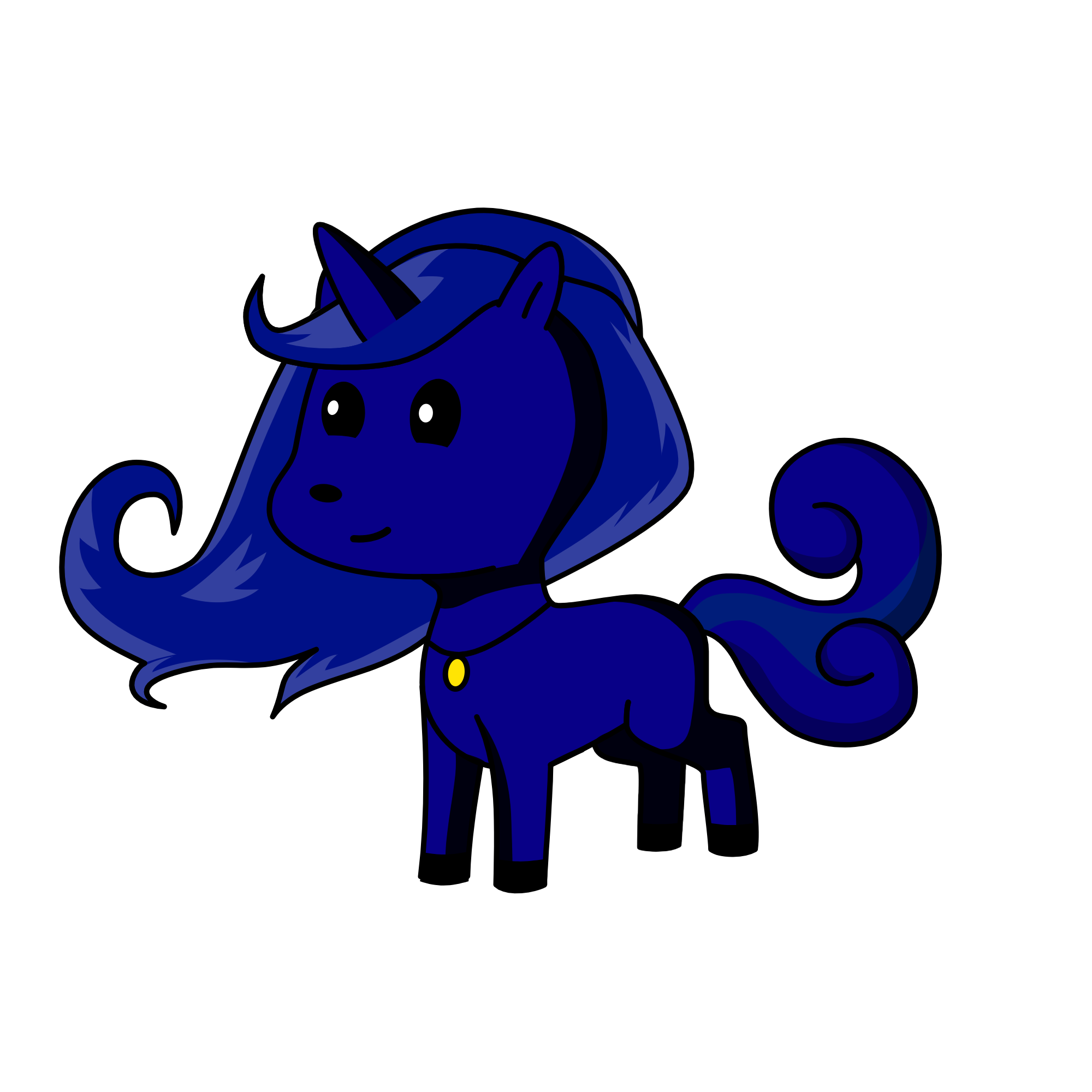 Midnight, the unicorn