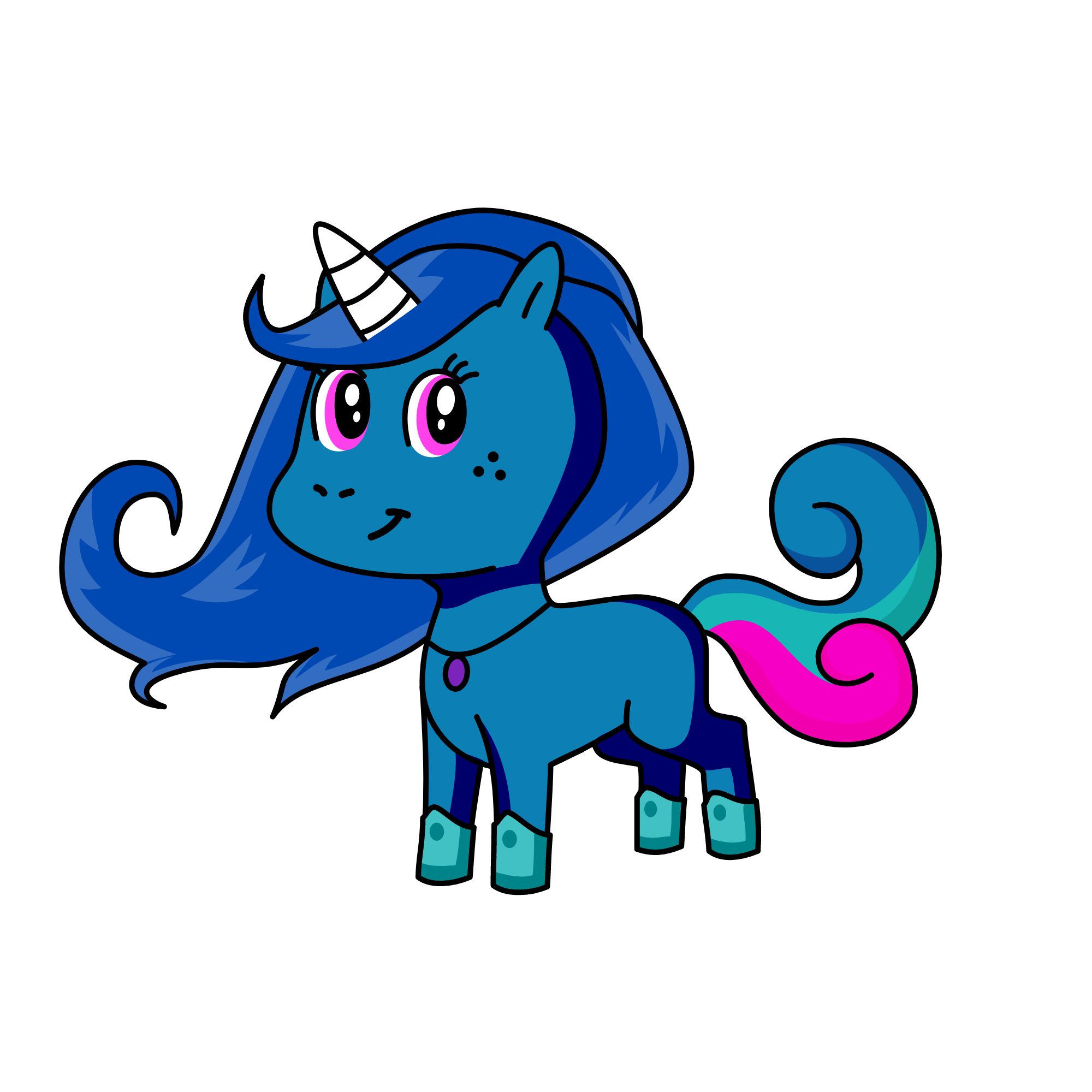 Princess Luna, the unicorn