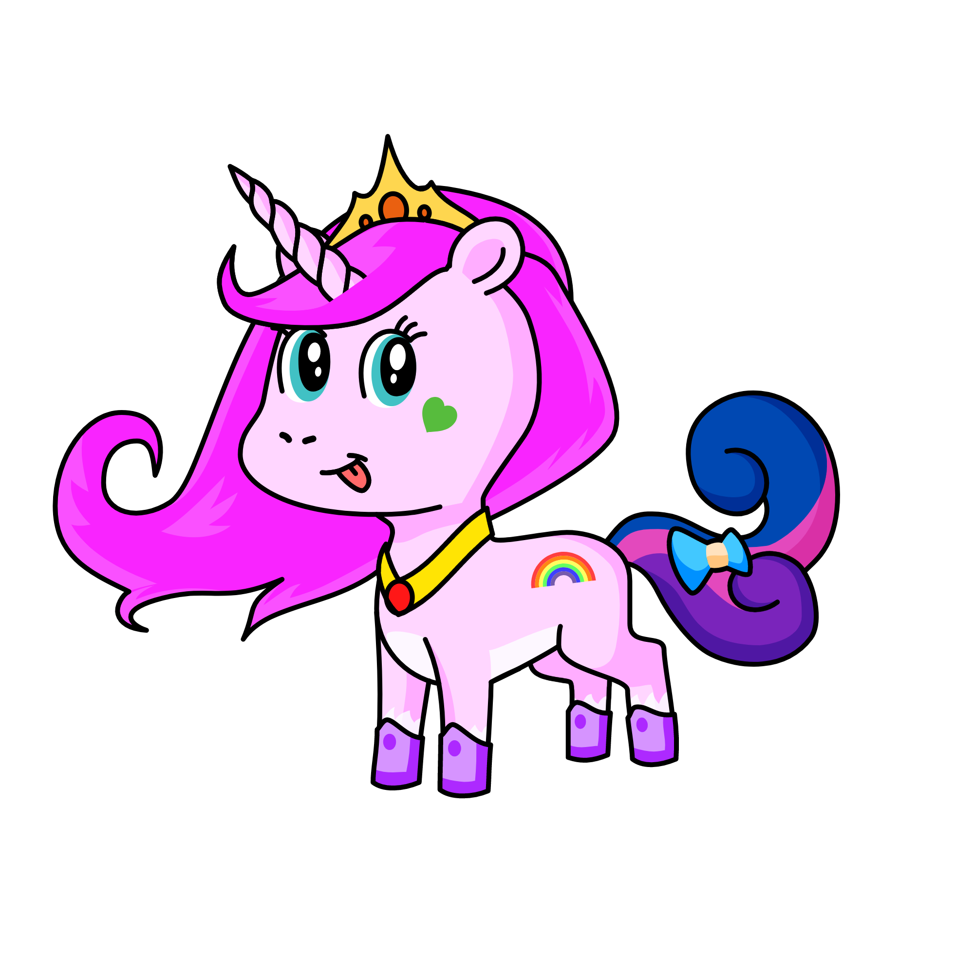 Pinky Princess, the unicorn