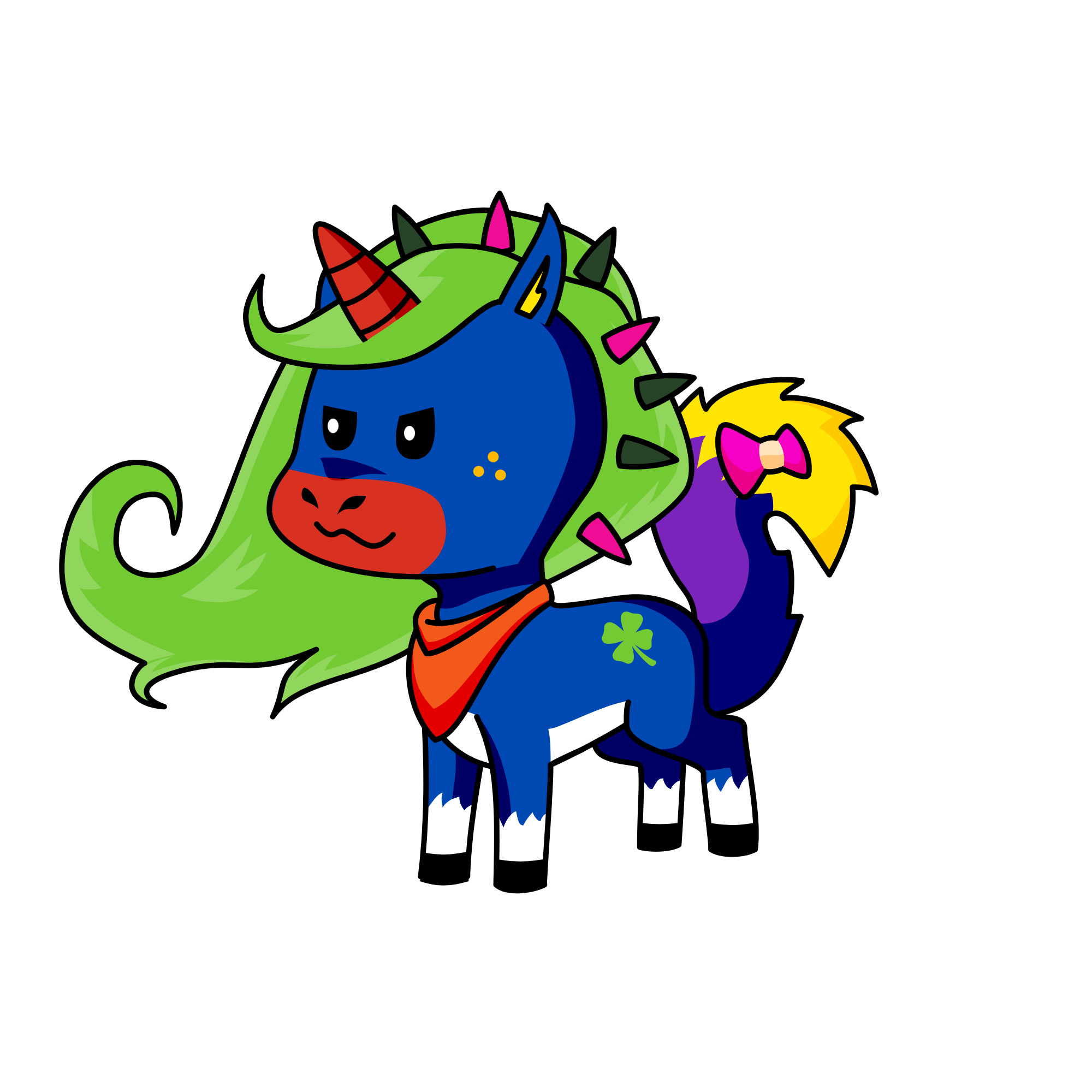 Plutonium Raspberry, the unicorn