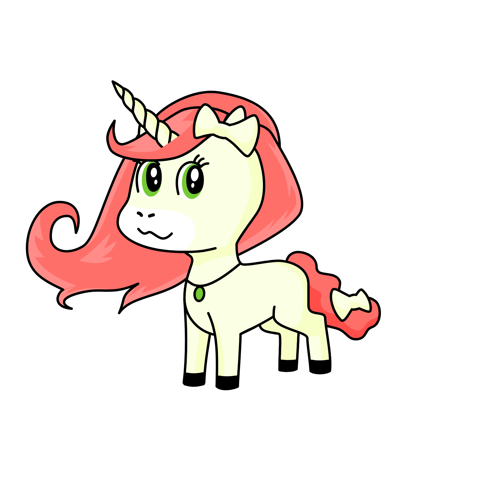Monika, the unicorn