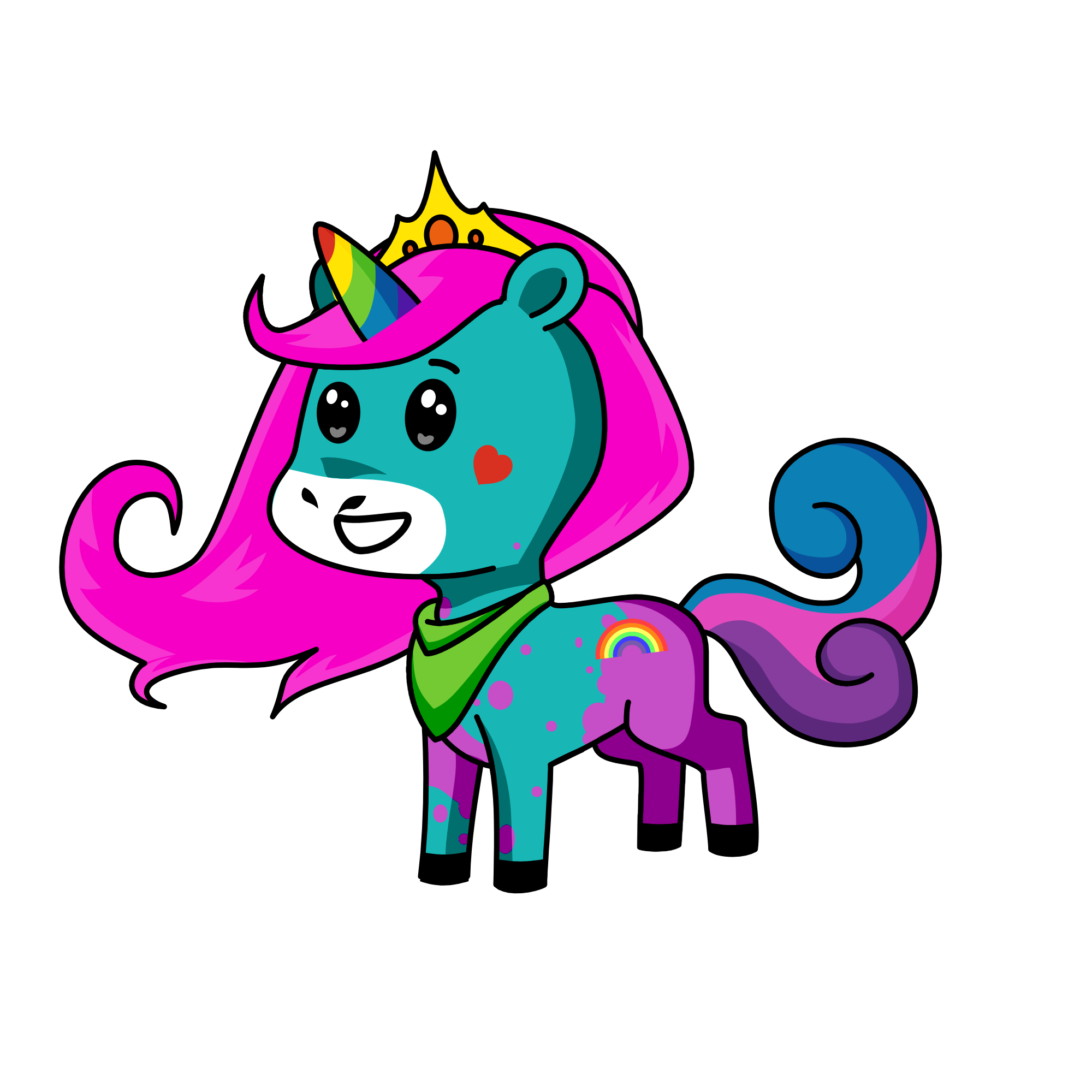 princess, the unicorn