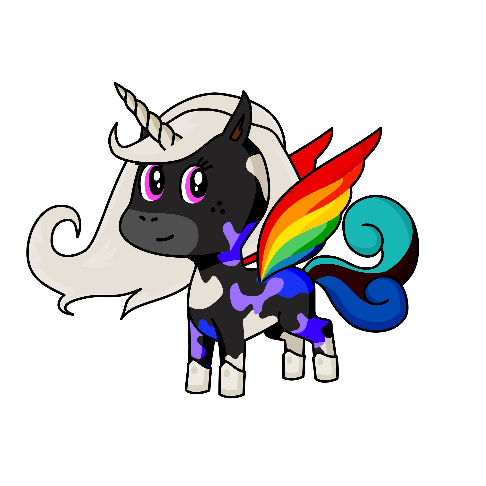 Beebie, the unicorn