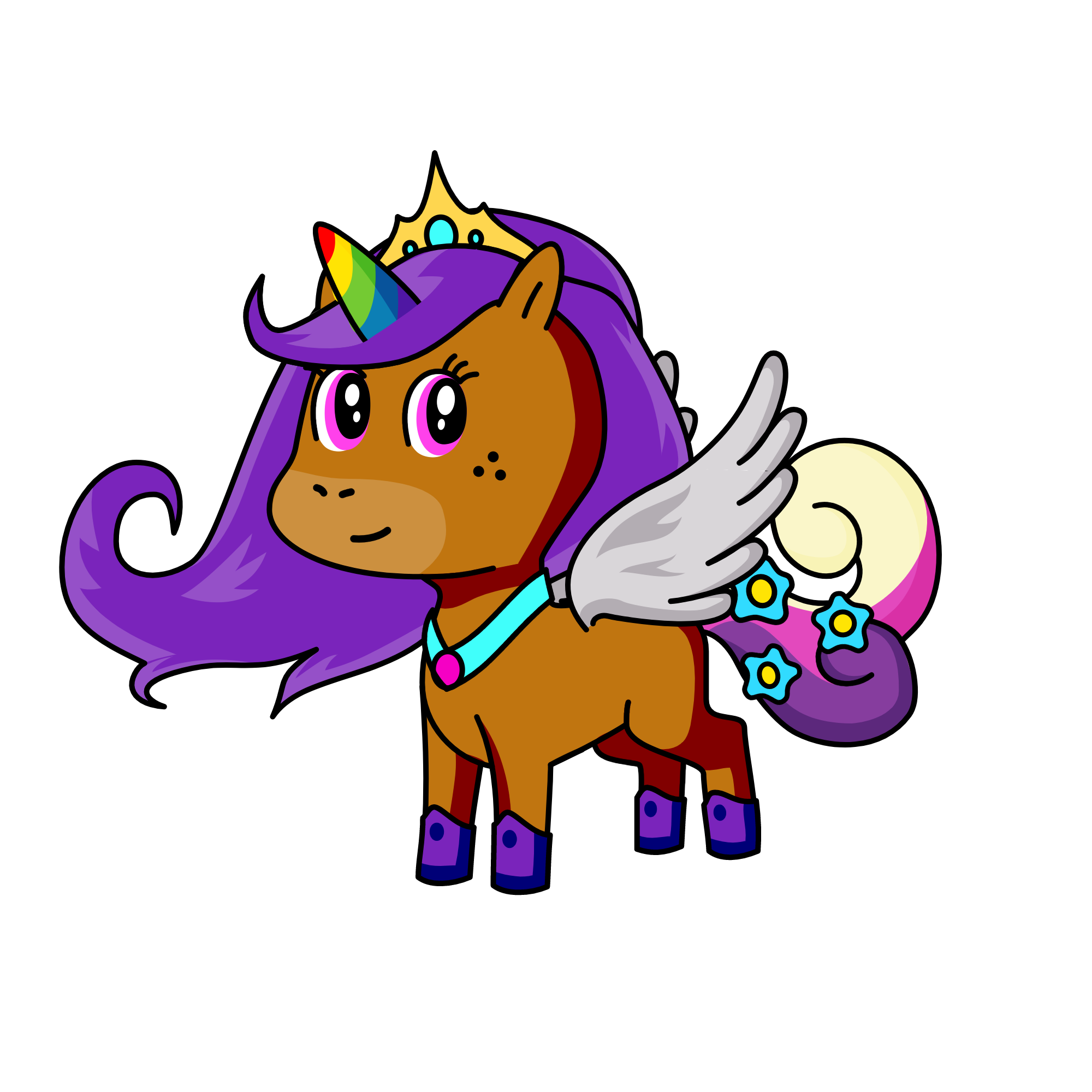 Chocolate The Unicorn, the unicorn
