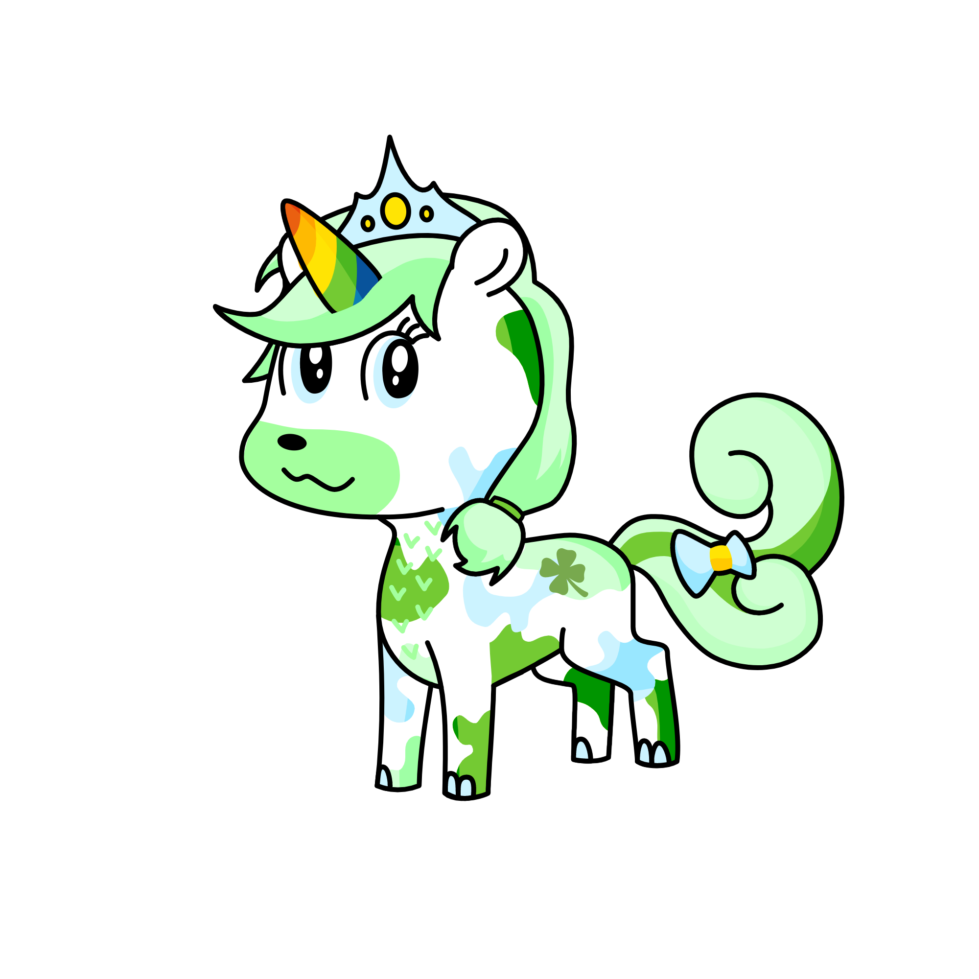 Lucky, the unicorn