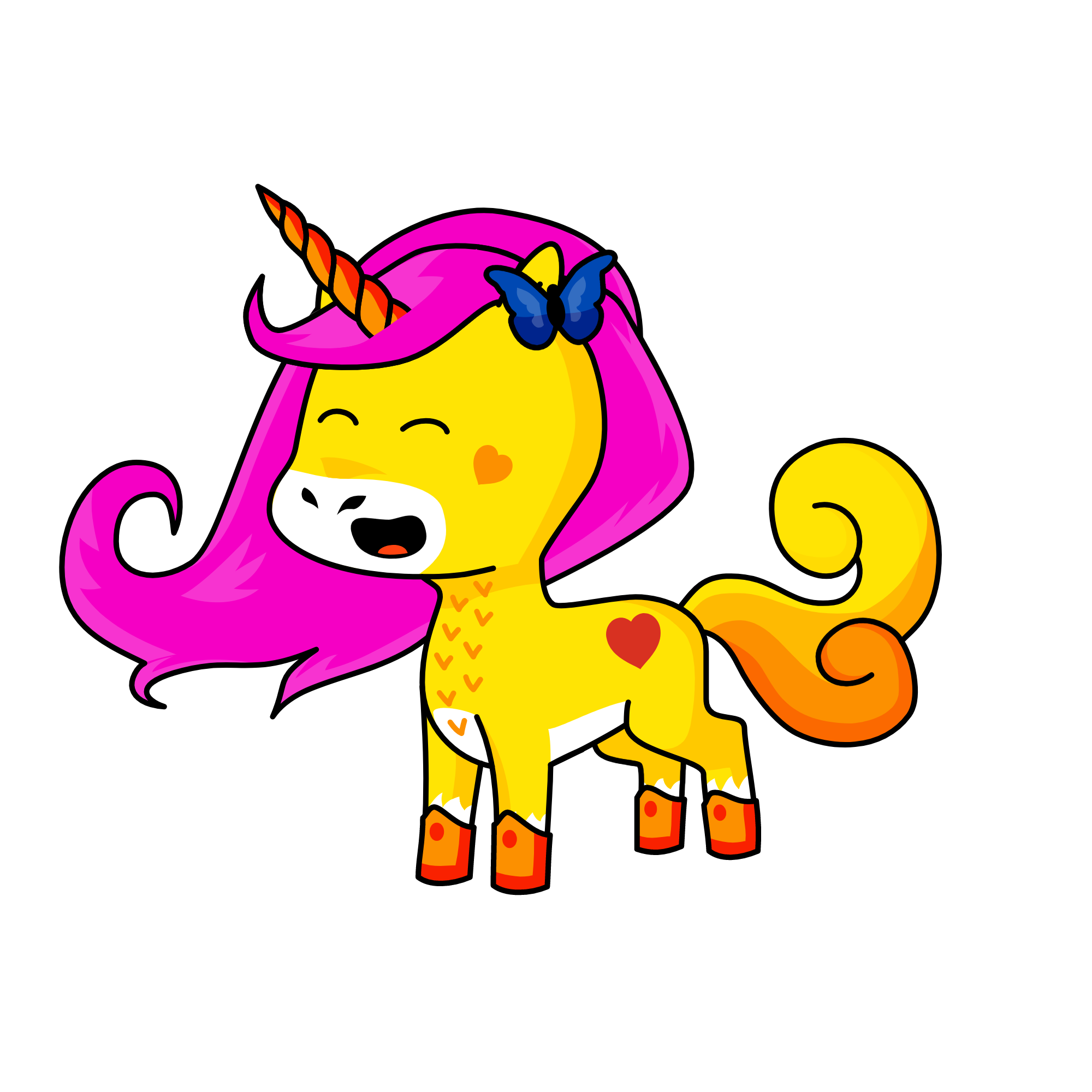 Amber, the unicorn