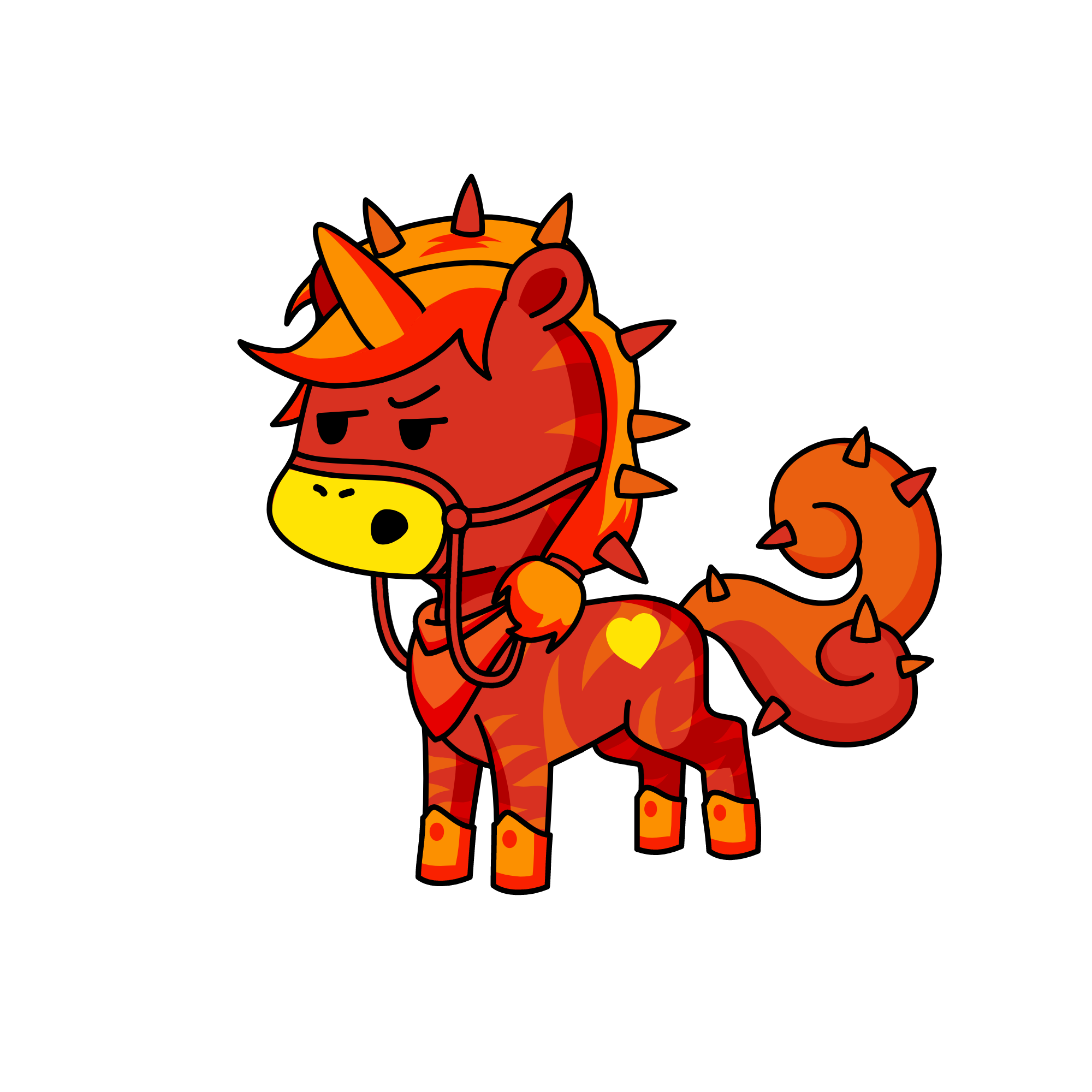 Red, the unicorn