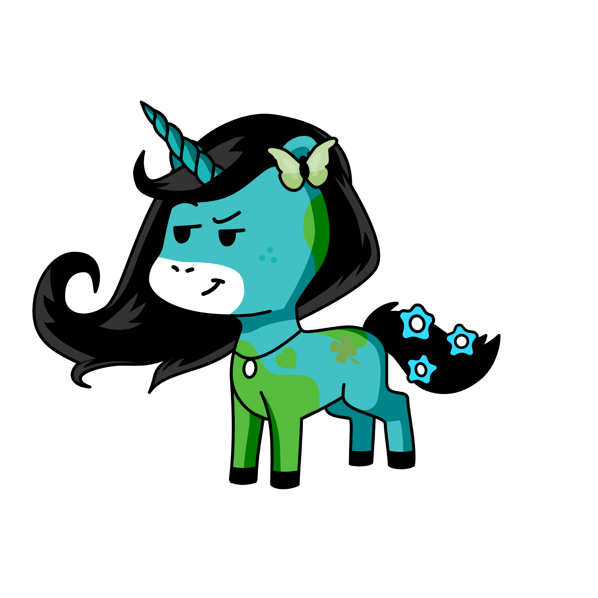 poos, the unicorn