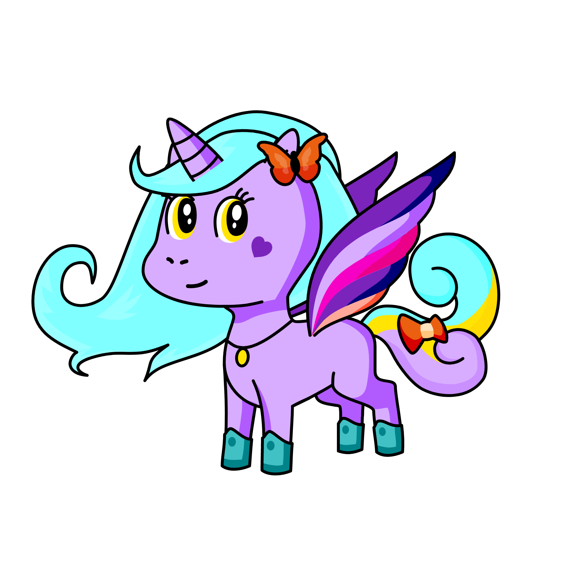 Sunny, the unicorn