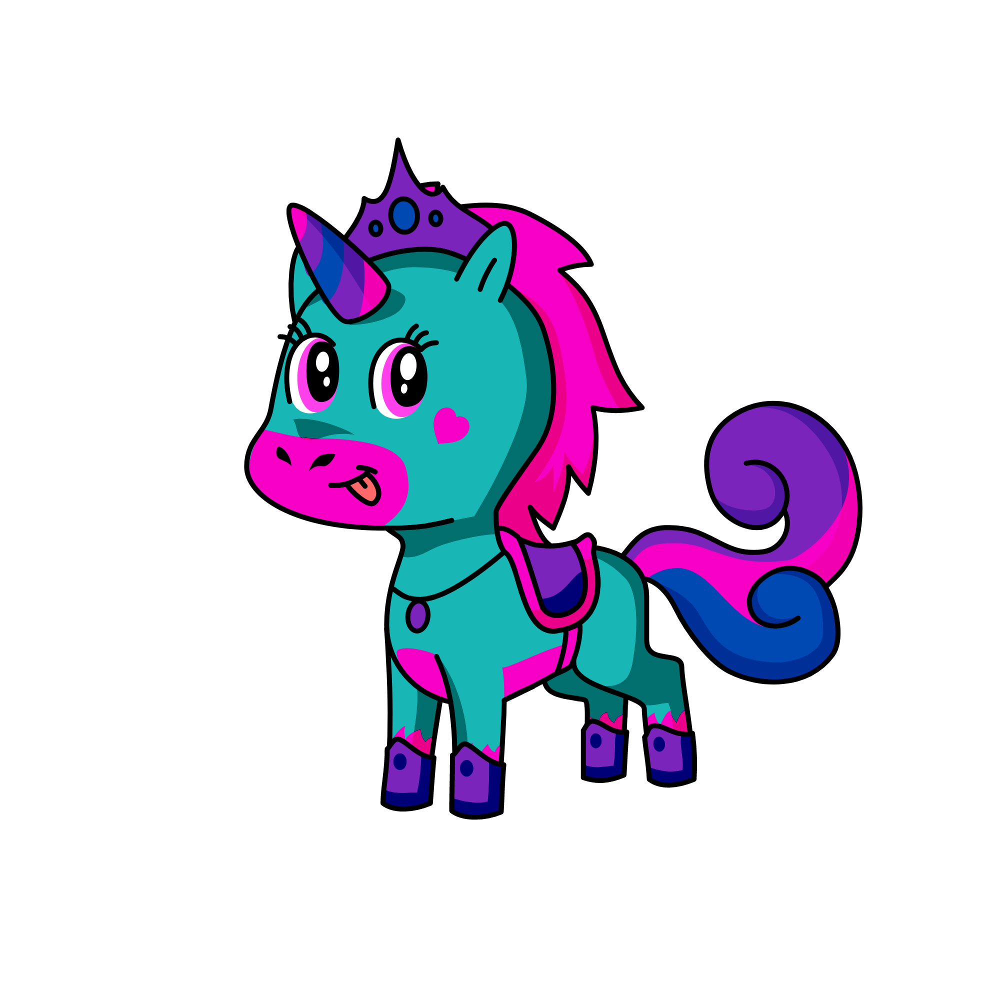 Cutie, the unicorn