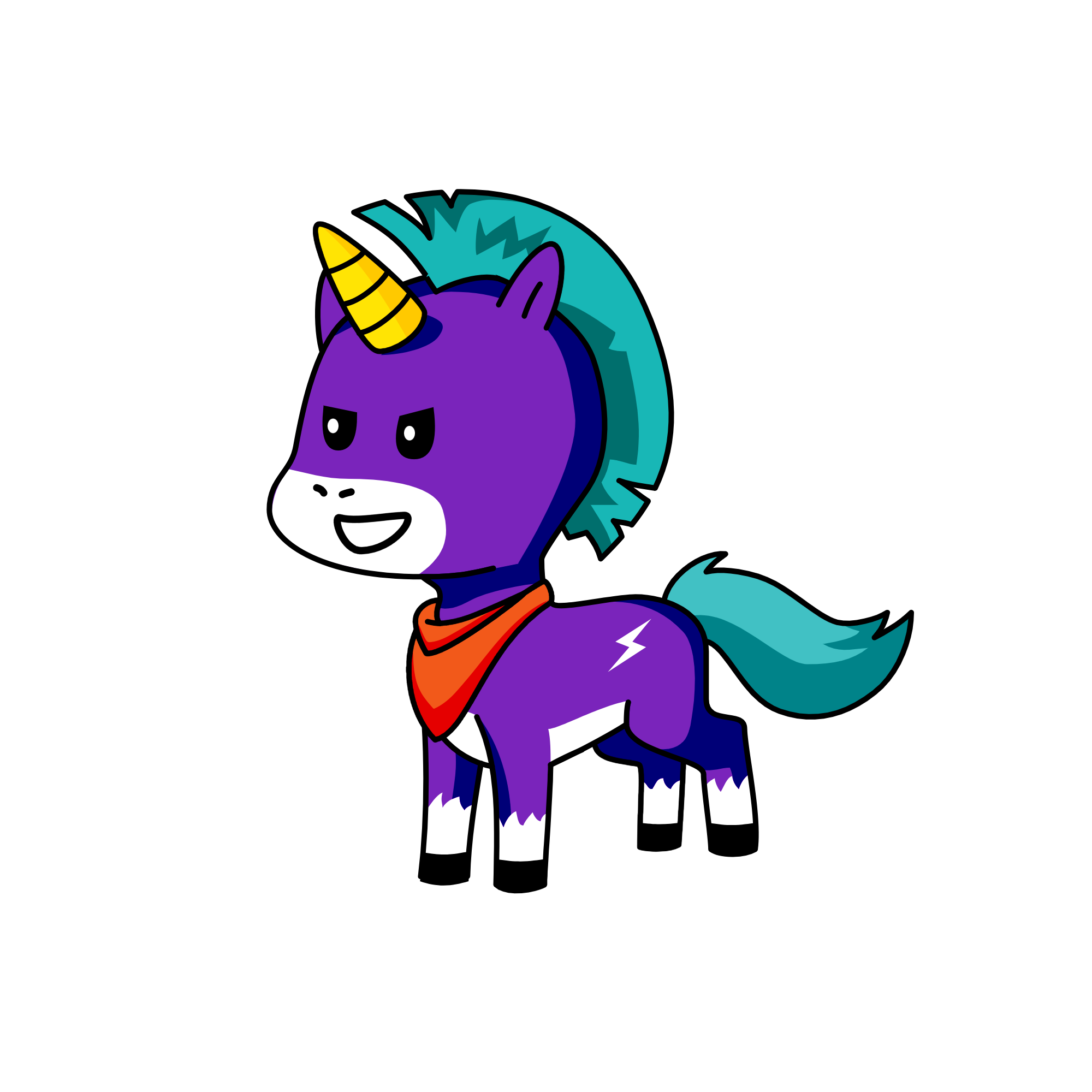Lord Thunderbolt, the unicorn