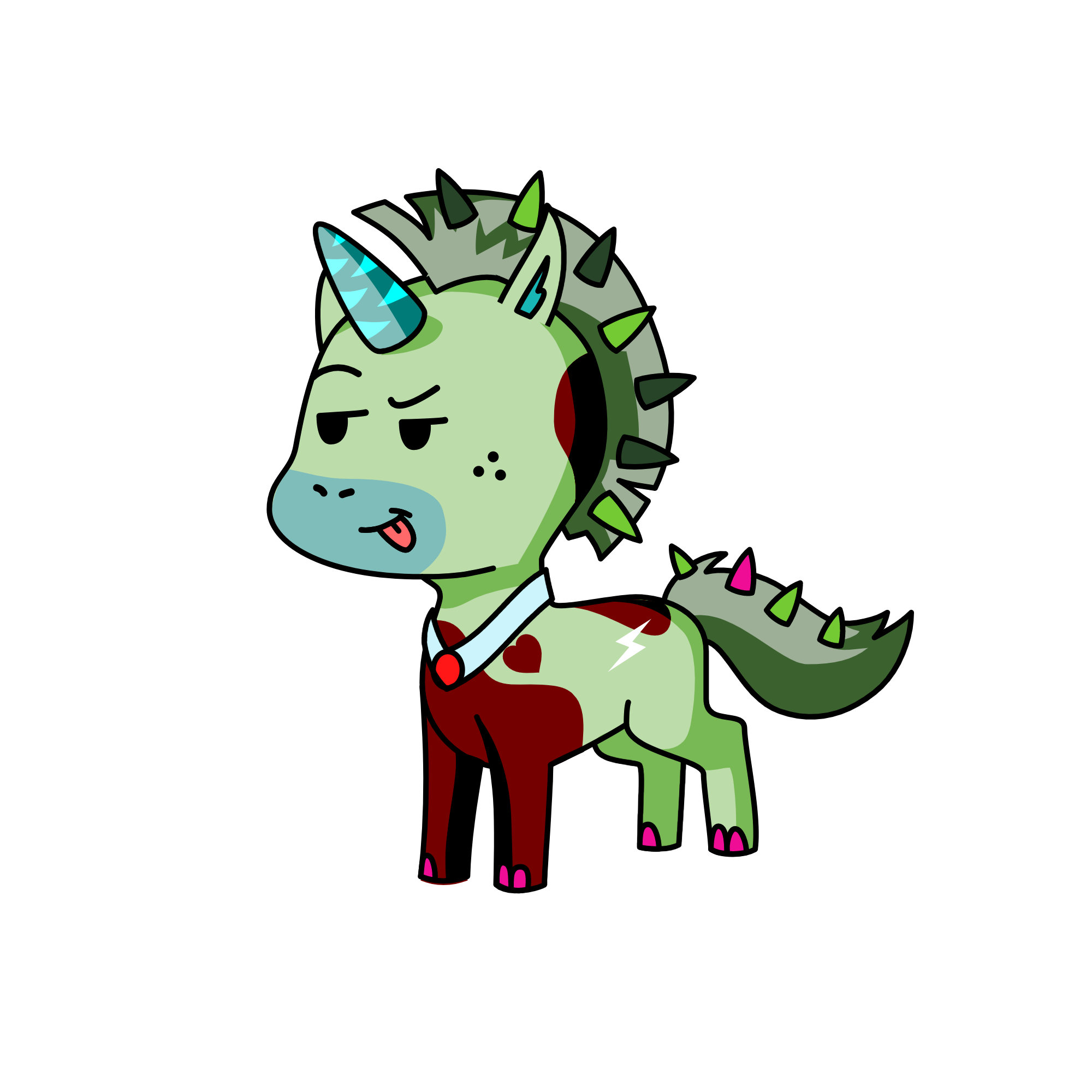 lightning, the unicorn