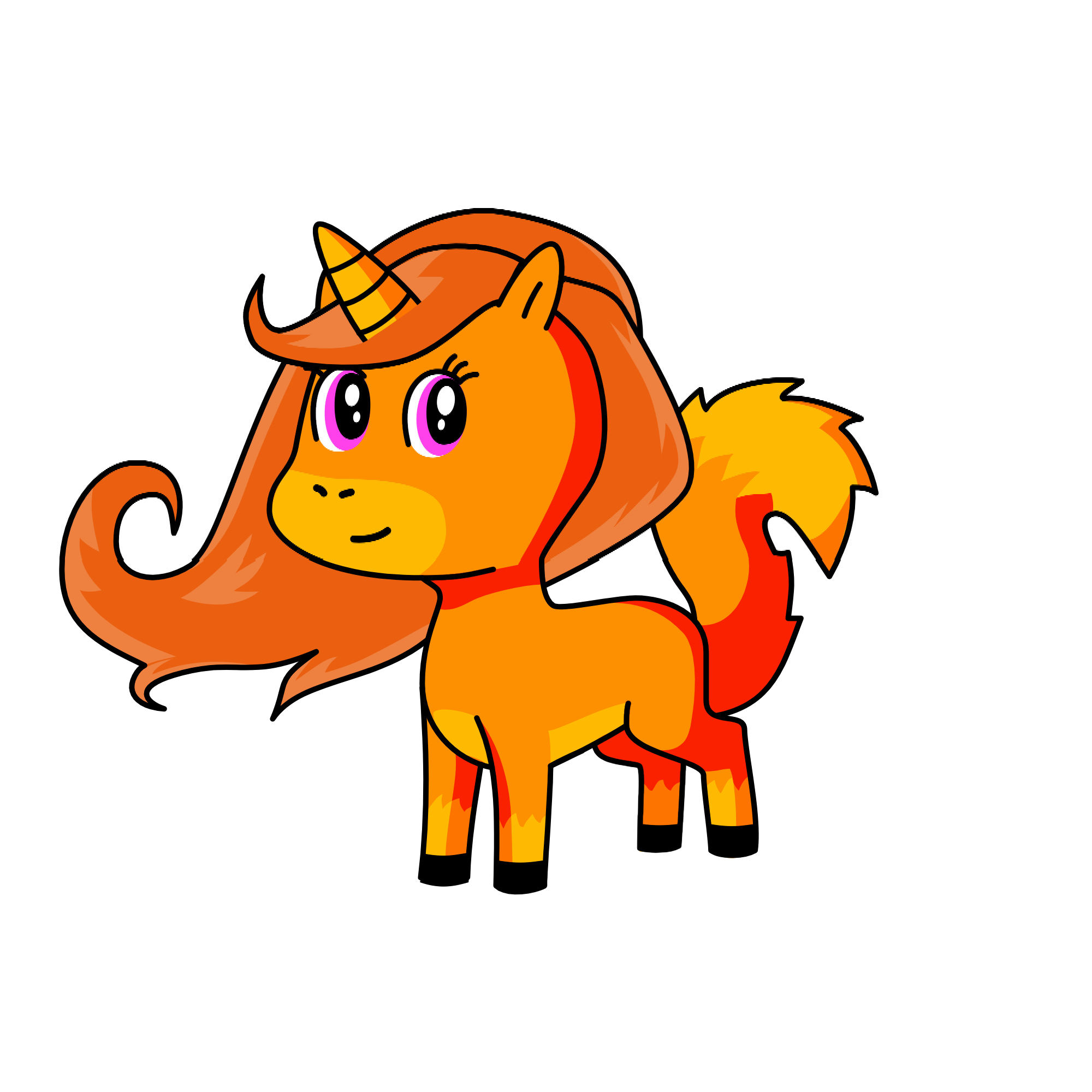 Foxycorn, the unicorn