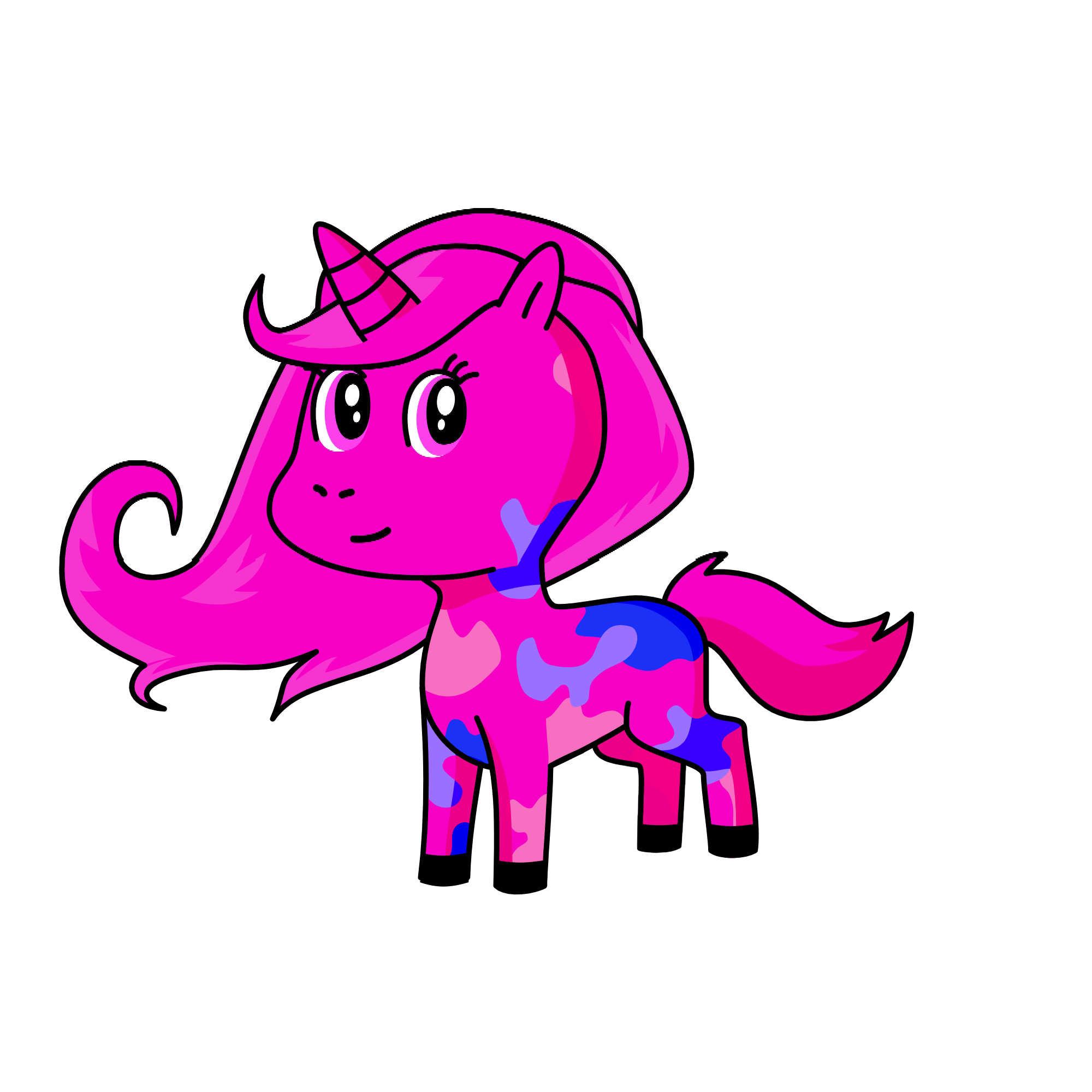 Cupcake, the unicorn