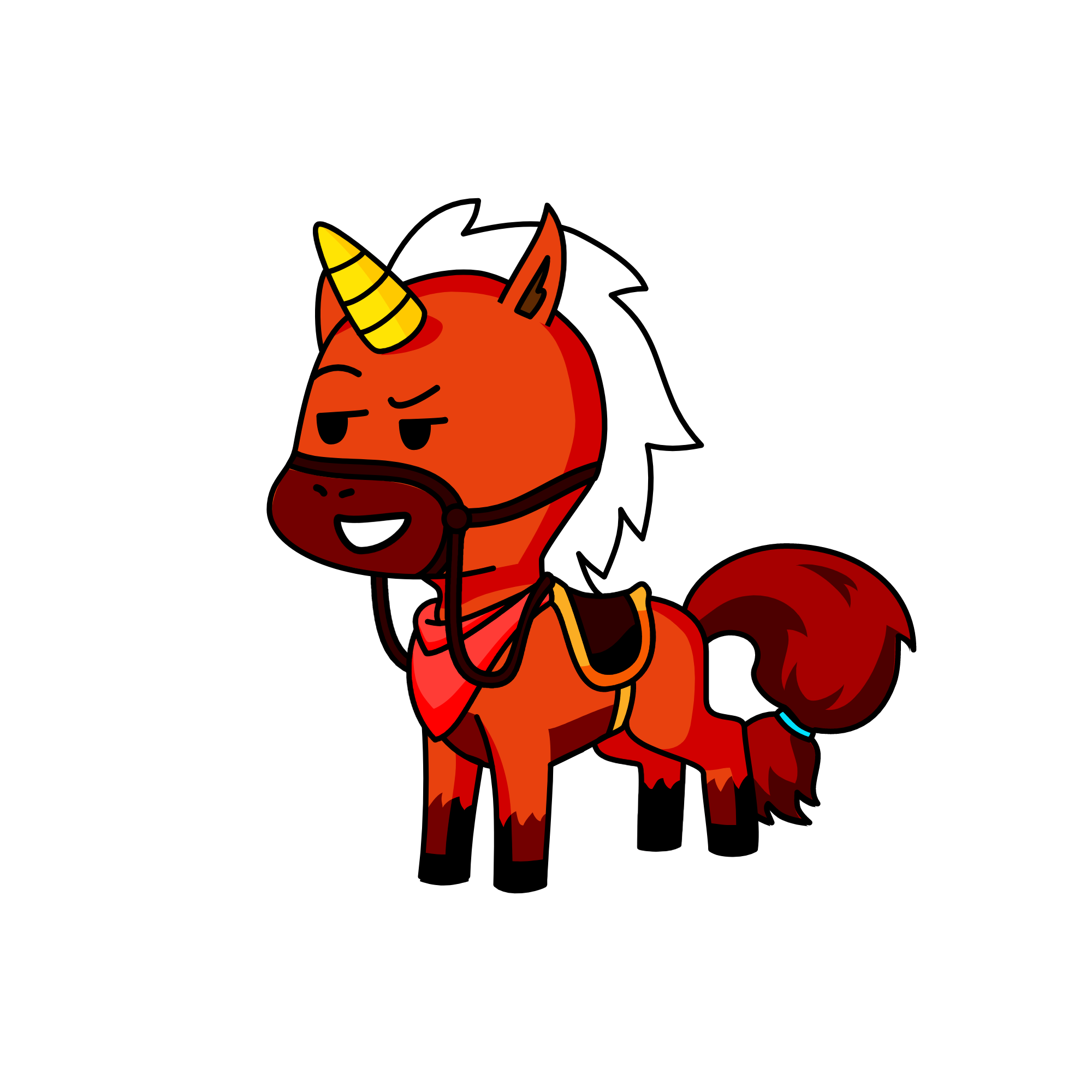 Cool man yeehaw, the unicorn
