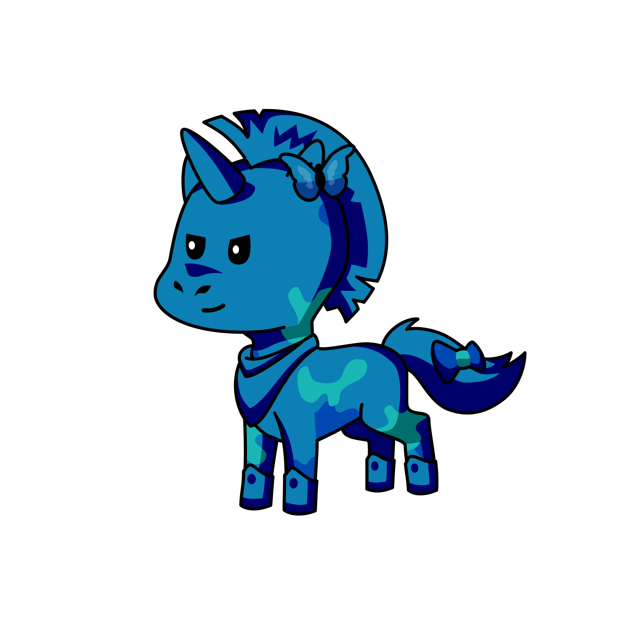 Bru, the unicorn