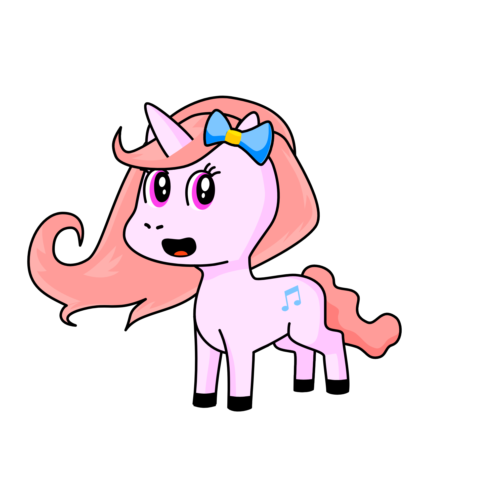 Pinky-Pie, the unicorn