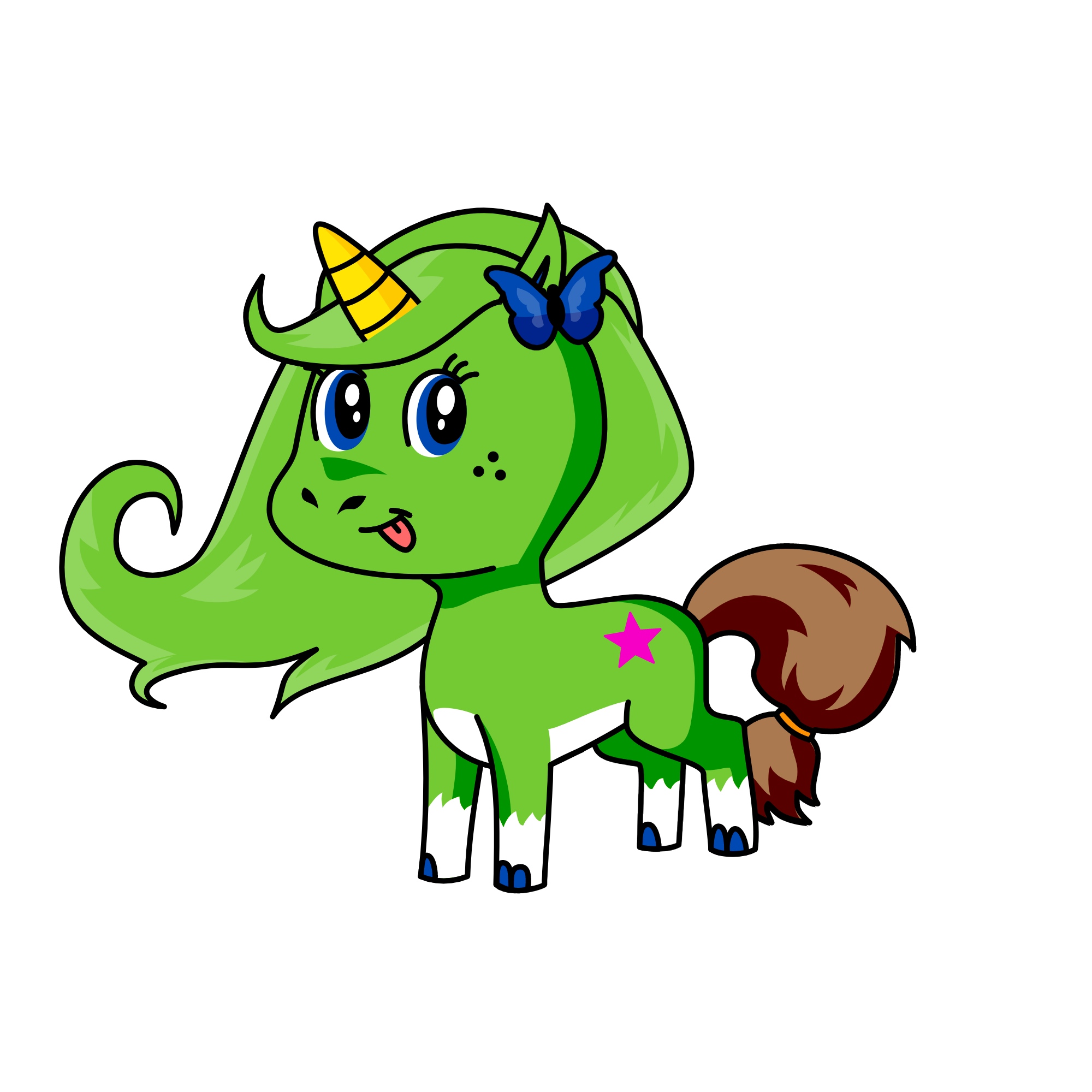 Flower, the unicorn