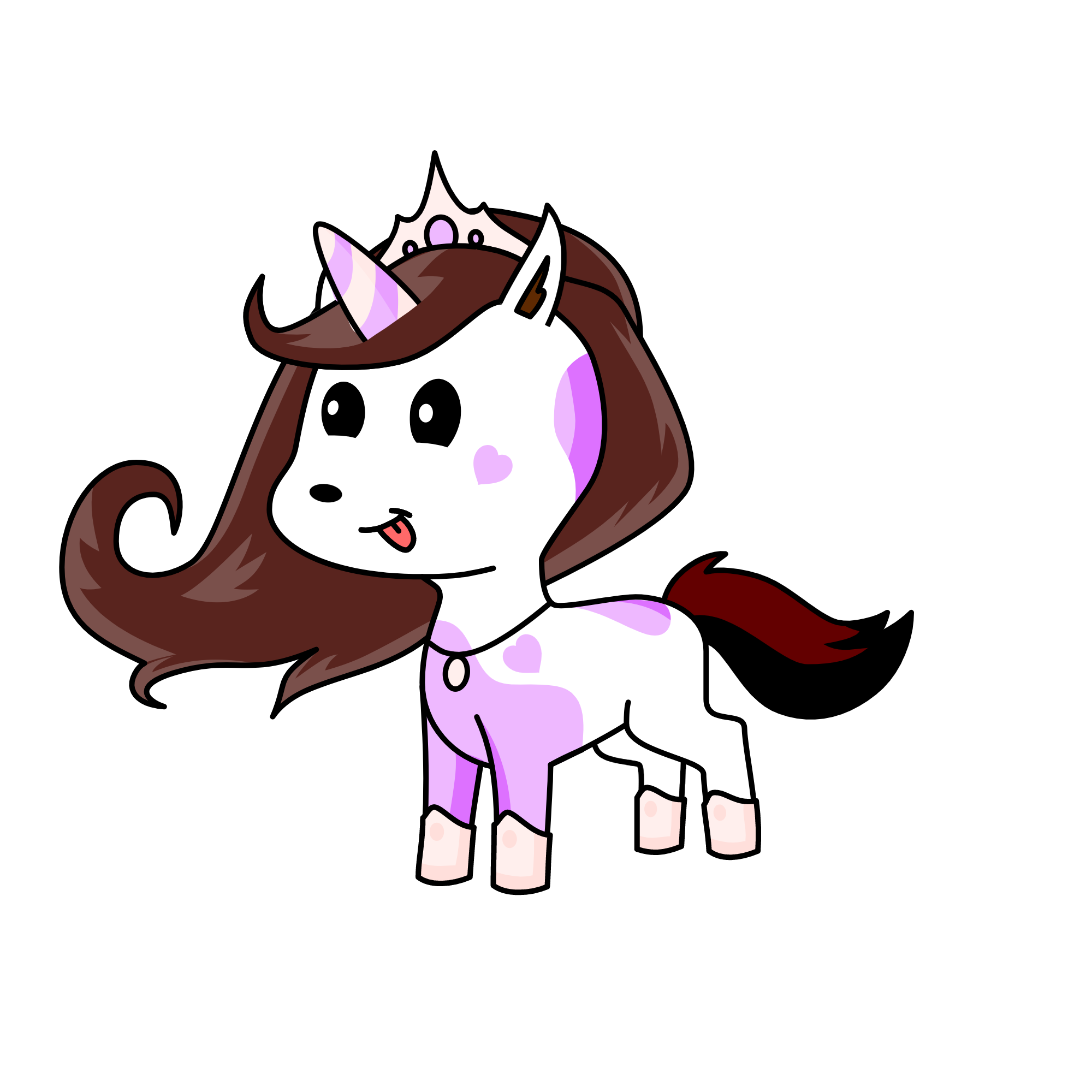 Princess Cotton, the unicorn