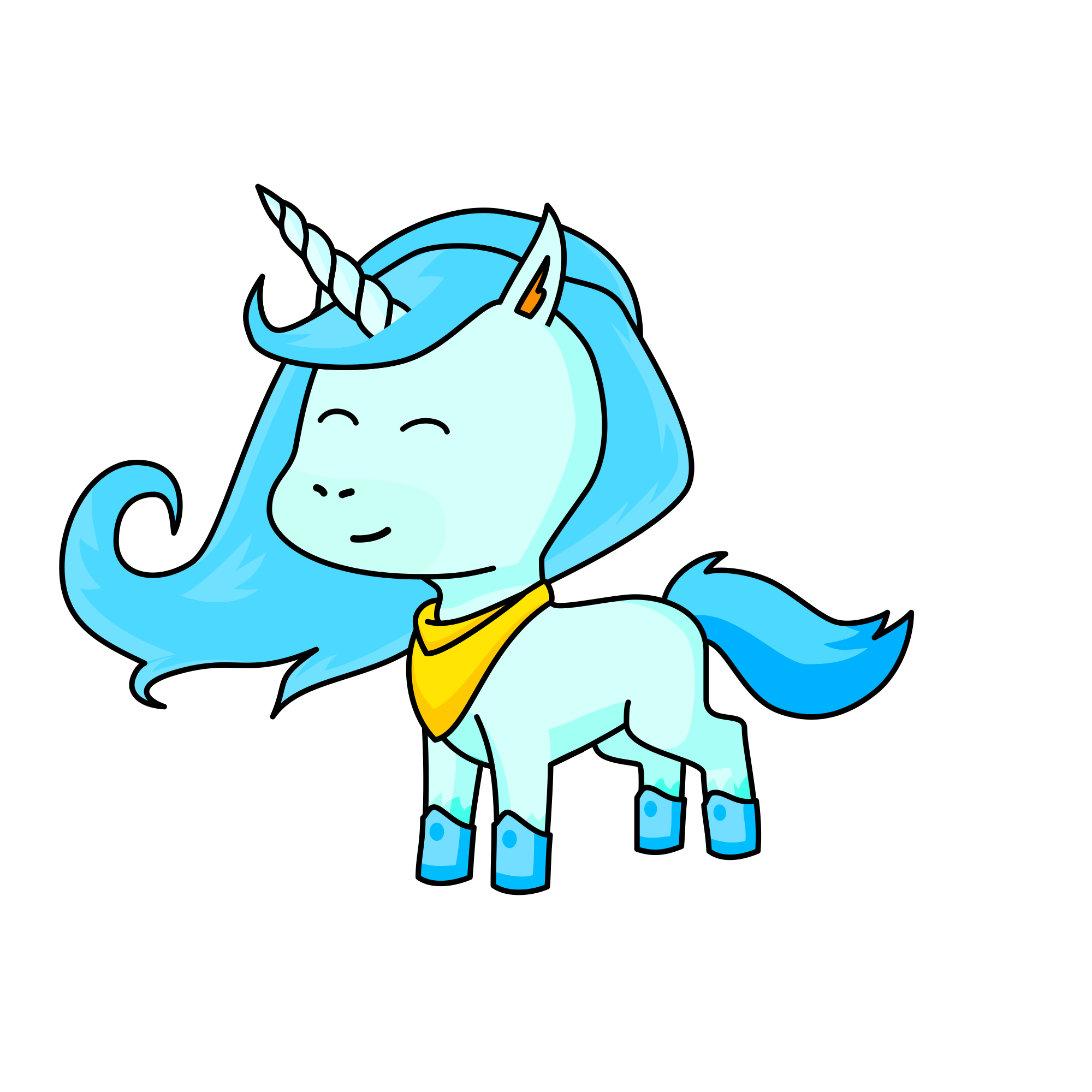 Prancer, the unicorn