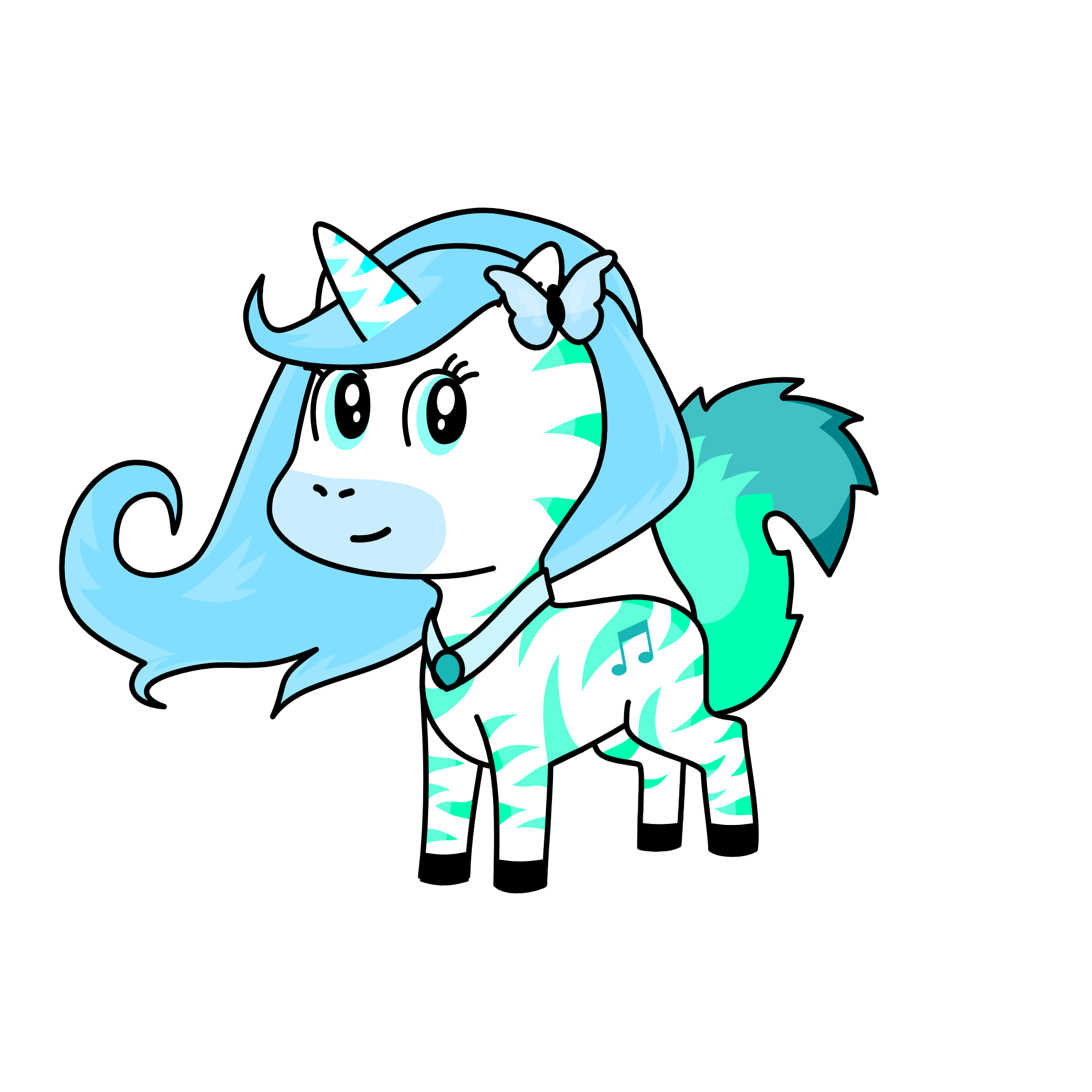 UniSnowFox, the unicorn