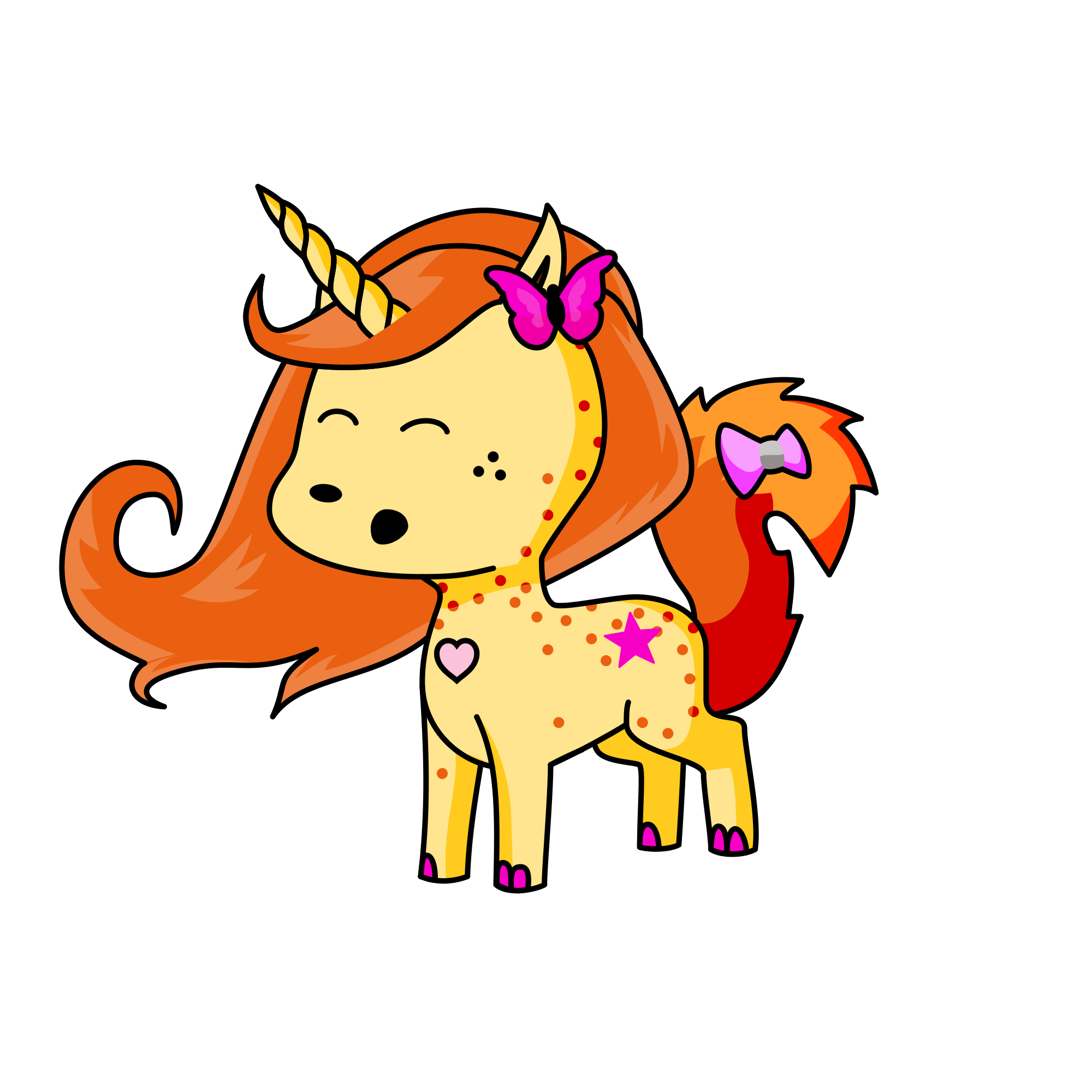 Werewolf doll, the unicorn