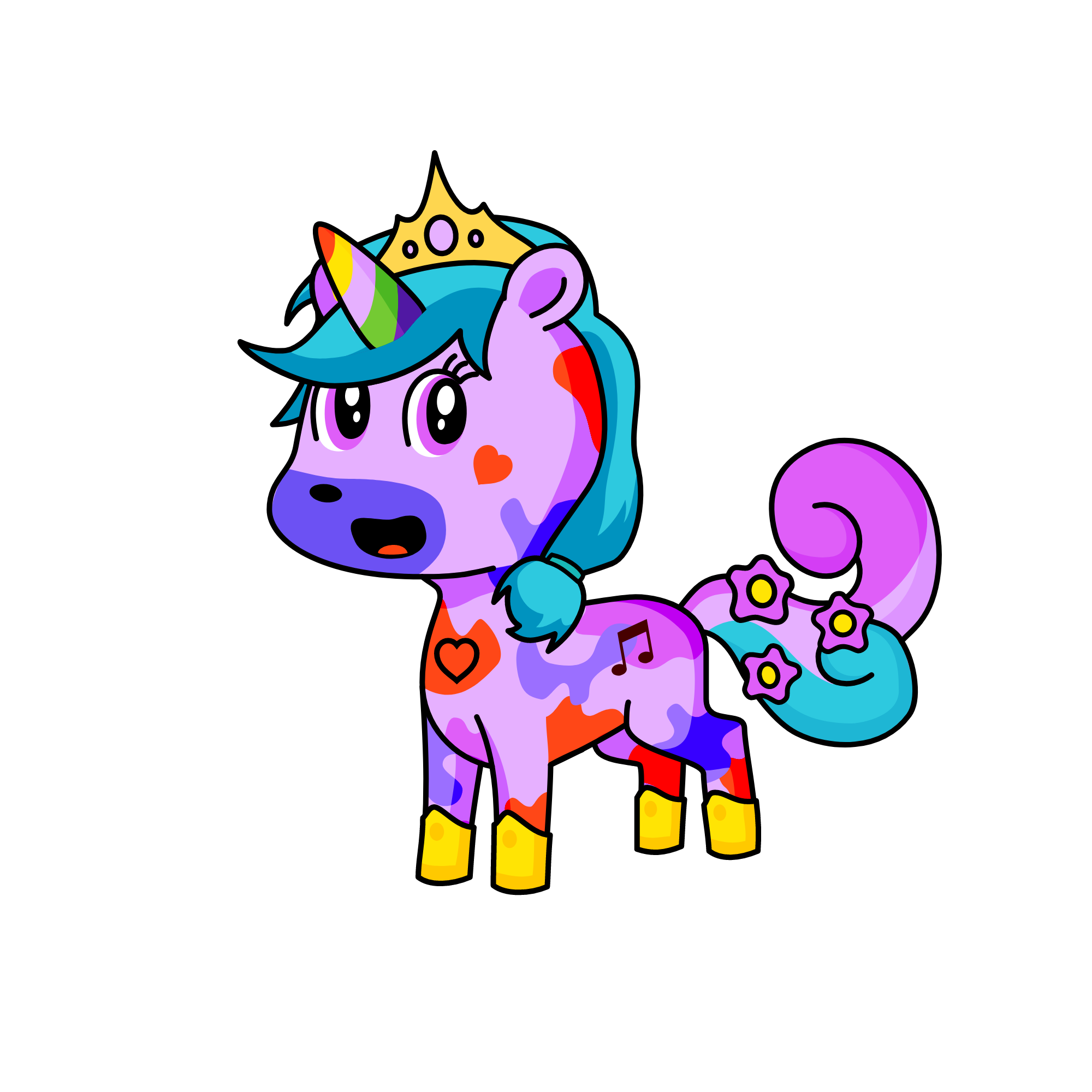 rainbow, the unicorn