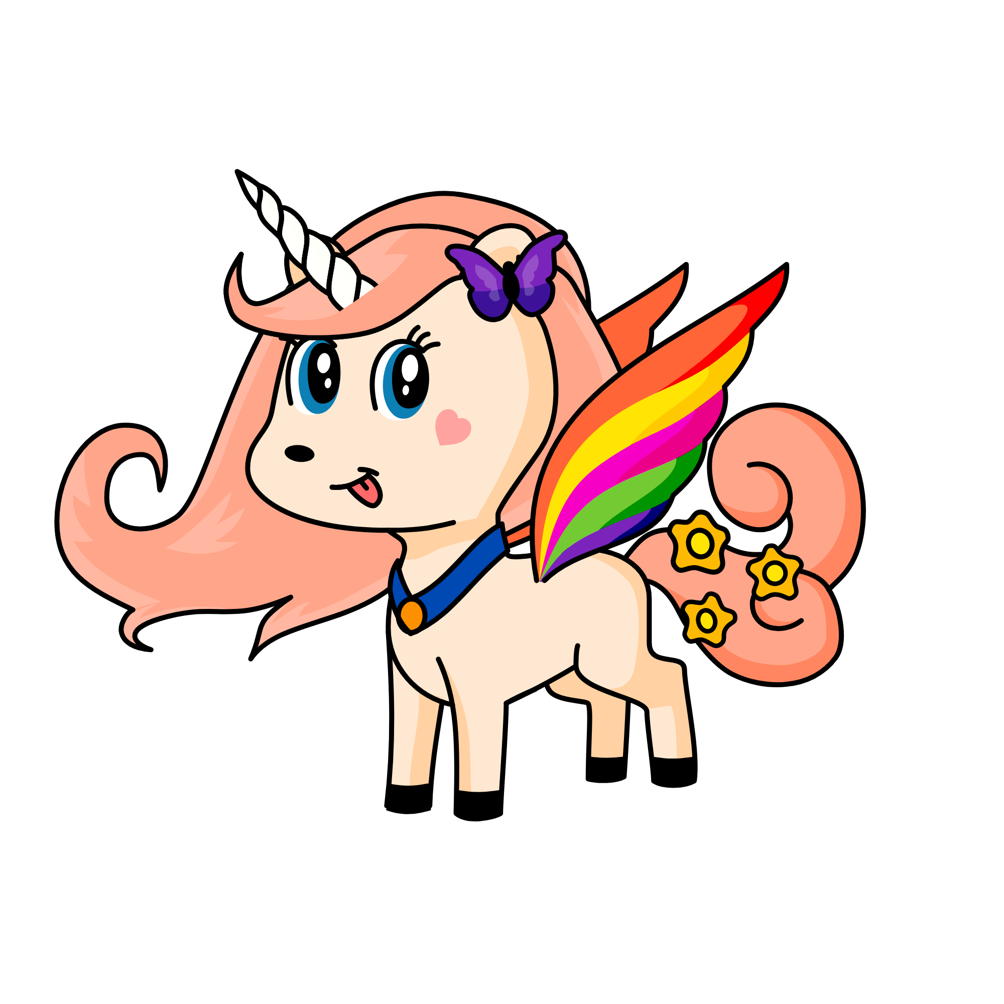 mei mei, the unicorn
